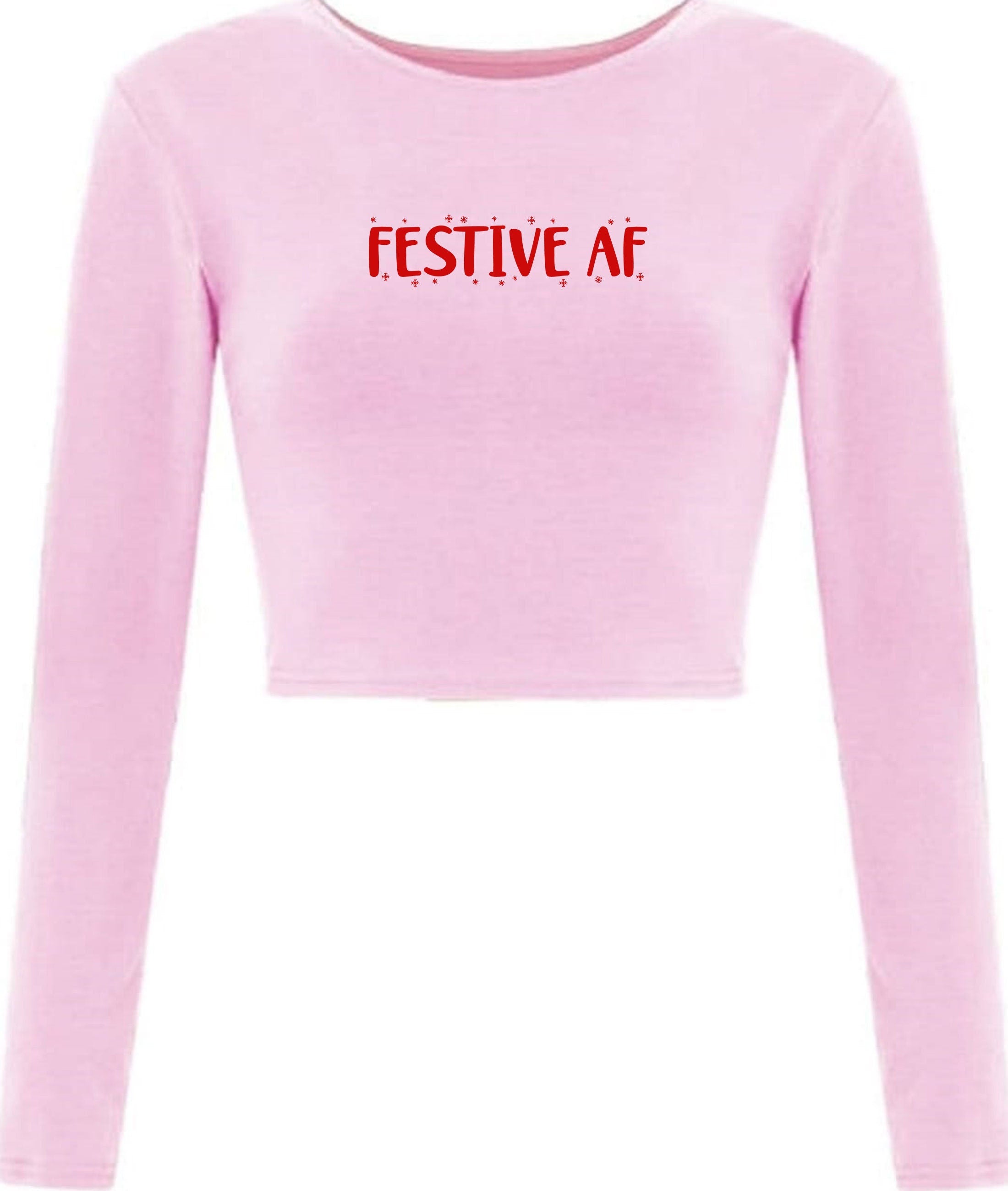 Festive af crop tops croptop crop-top merry christmas xmas gift present fashion swag holiday festival mens womens ladies unisex gift