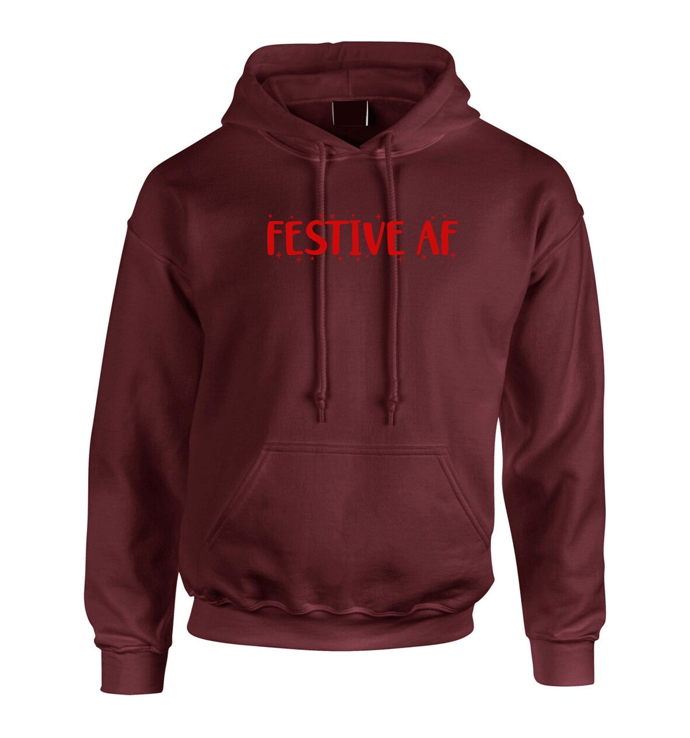 Festive af hoodie hoody hood hooded merry christmas xmas gift present fashion swag holiday festival mens womens ladies unisex gift