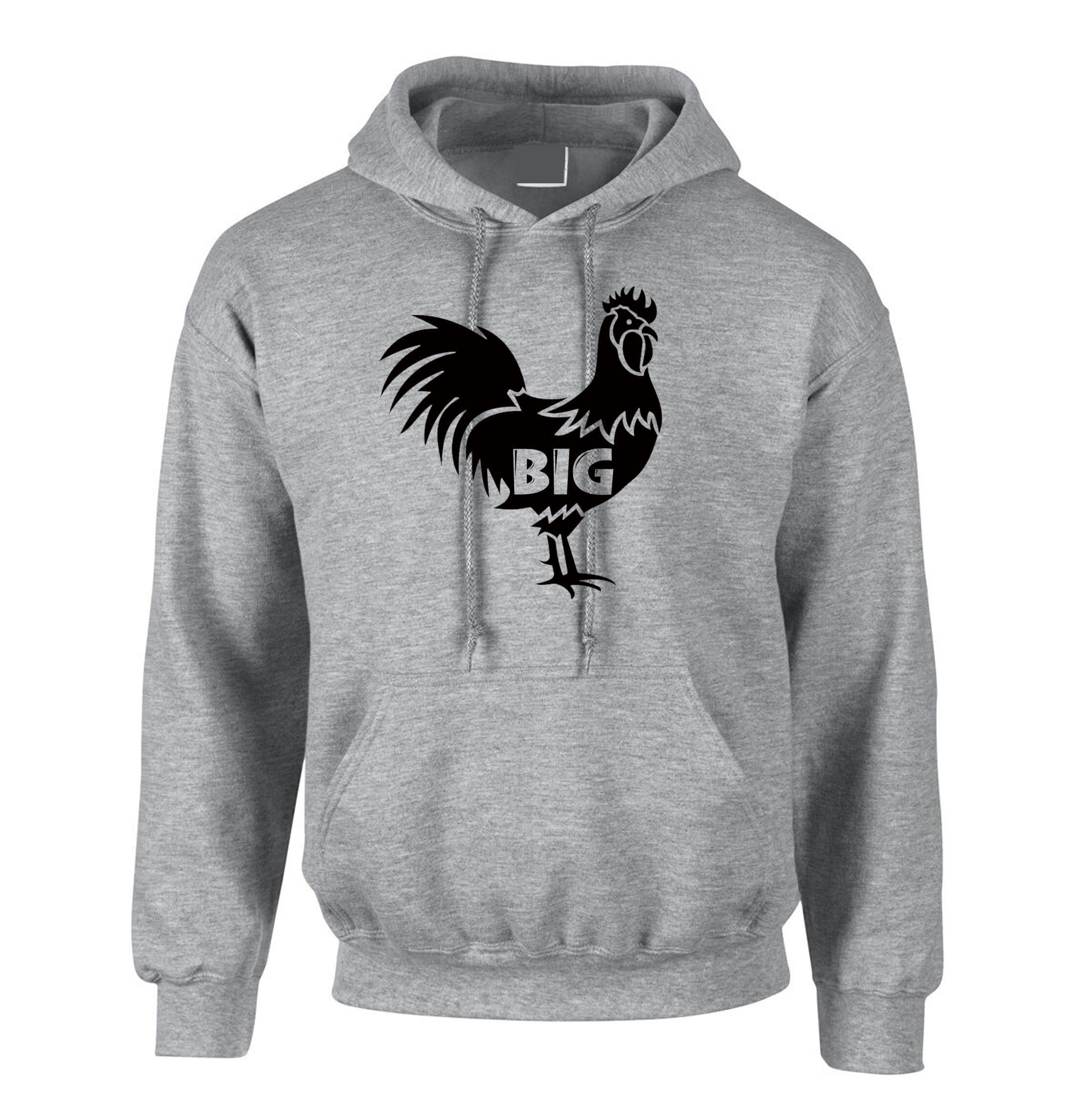 Mens funny big cock hoodie hoody hood hooded naughty rude sarcastic joke  humor streetwear valentine's gift unisex