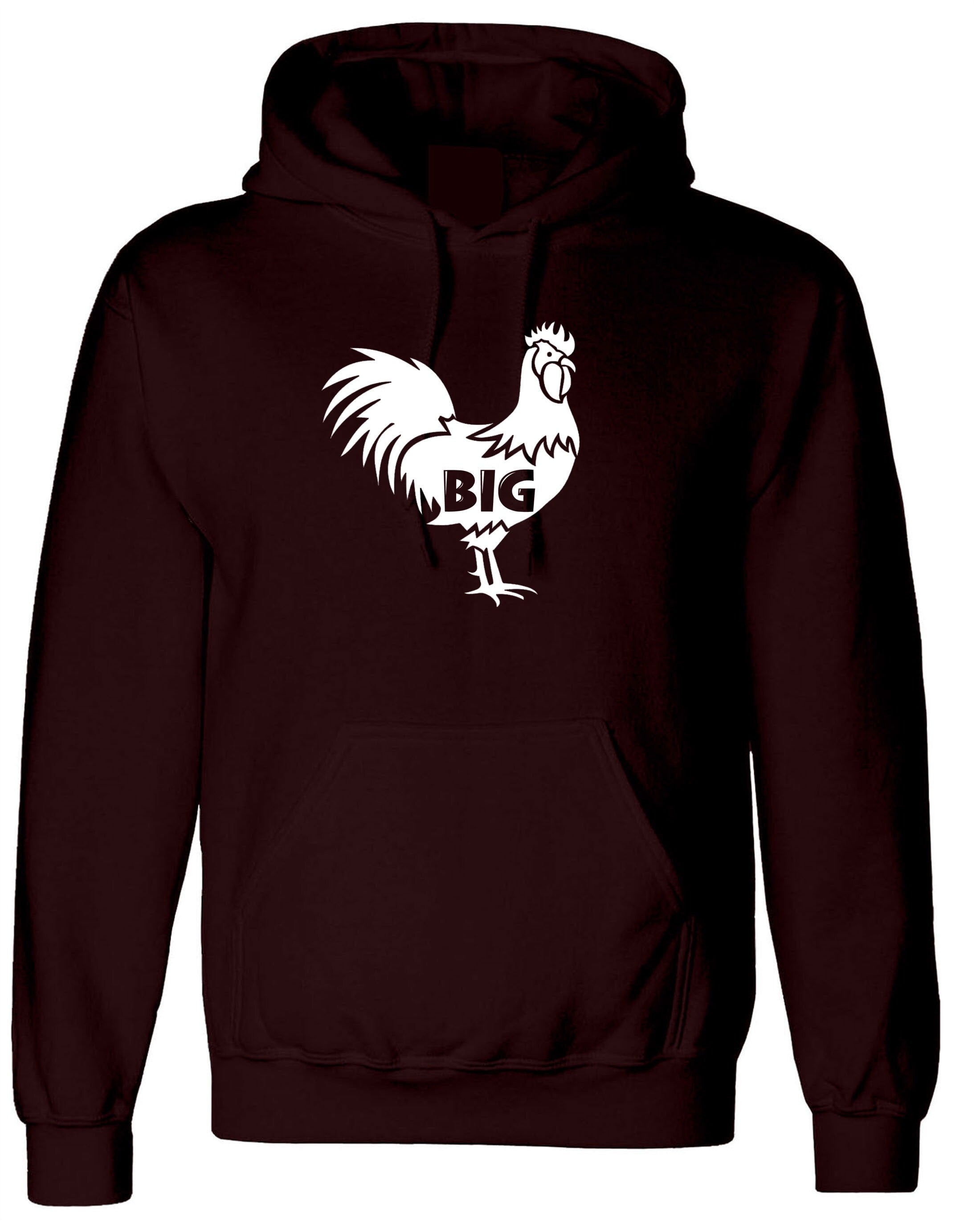 Mens funny big cock hoodie hoody hood hooded naughty rude sarcastic joke  humor streetwear valentine's gift unisex