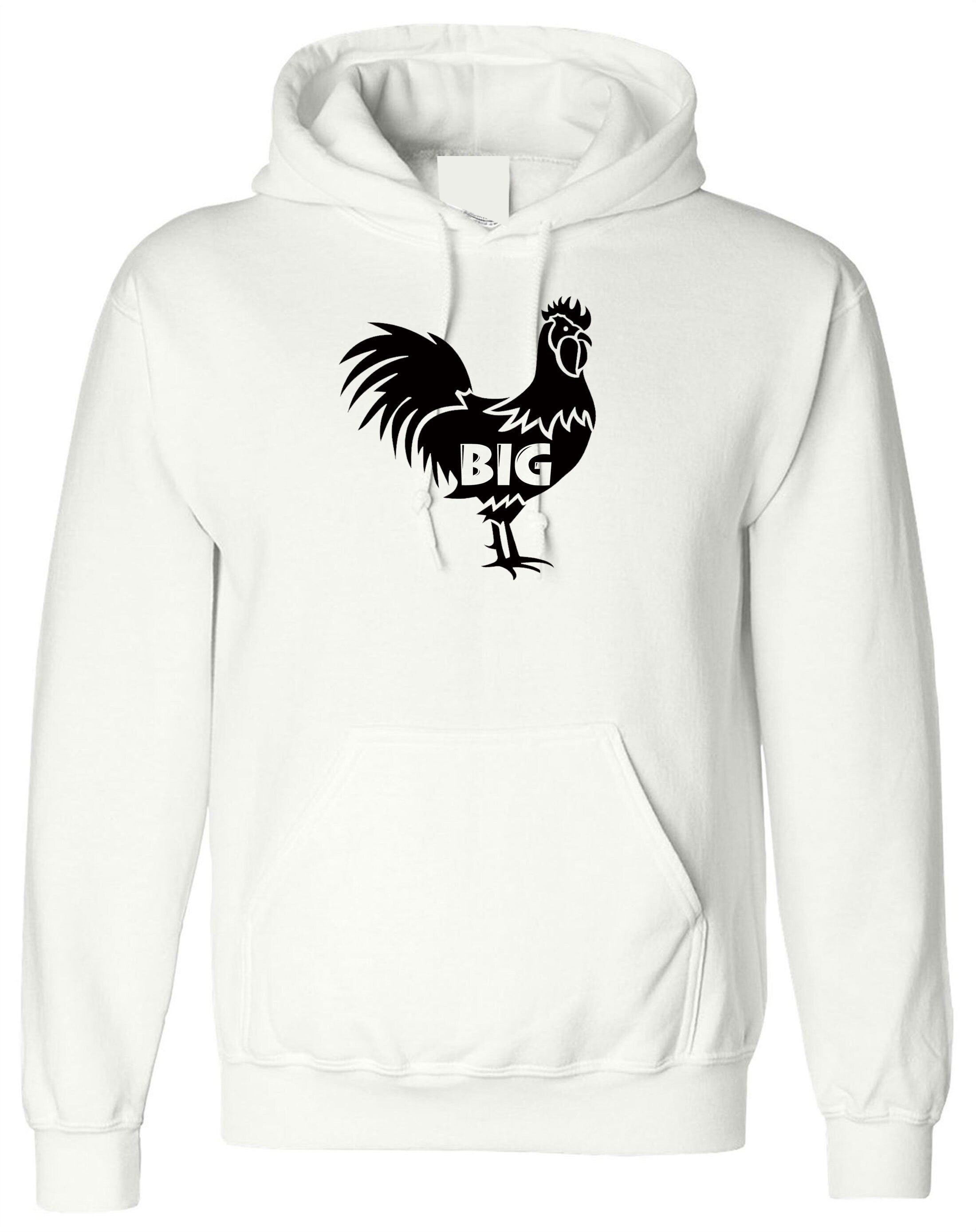 Mens funny big cock hoodie hoody hood hooded naughty rude sarcastic joke  humor streetwear valentine's gift unisex