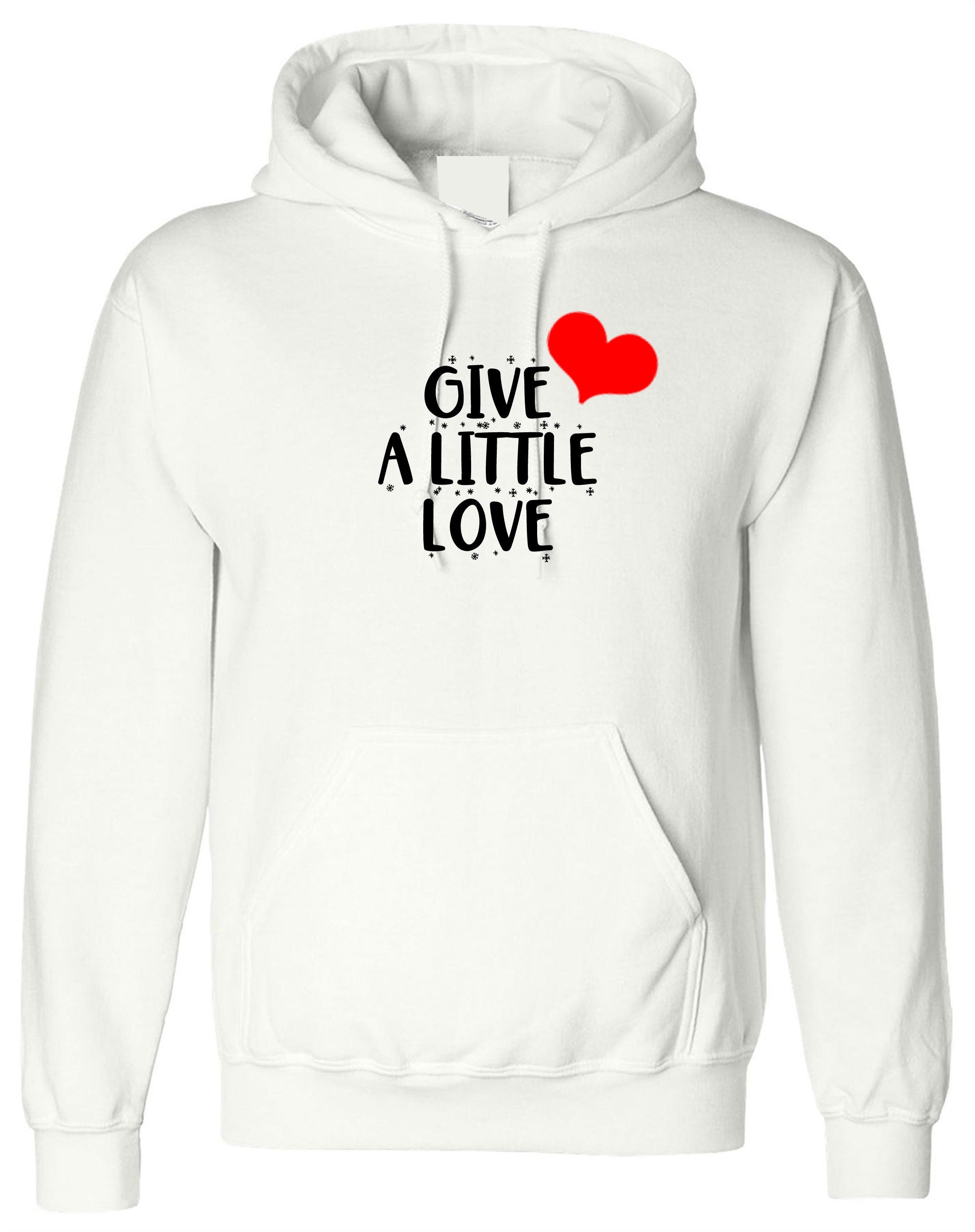 Give a little love merry christmas hoodie hoody hood hooded spread love xmas present unisex birthday present womens ladies unisex