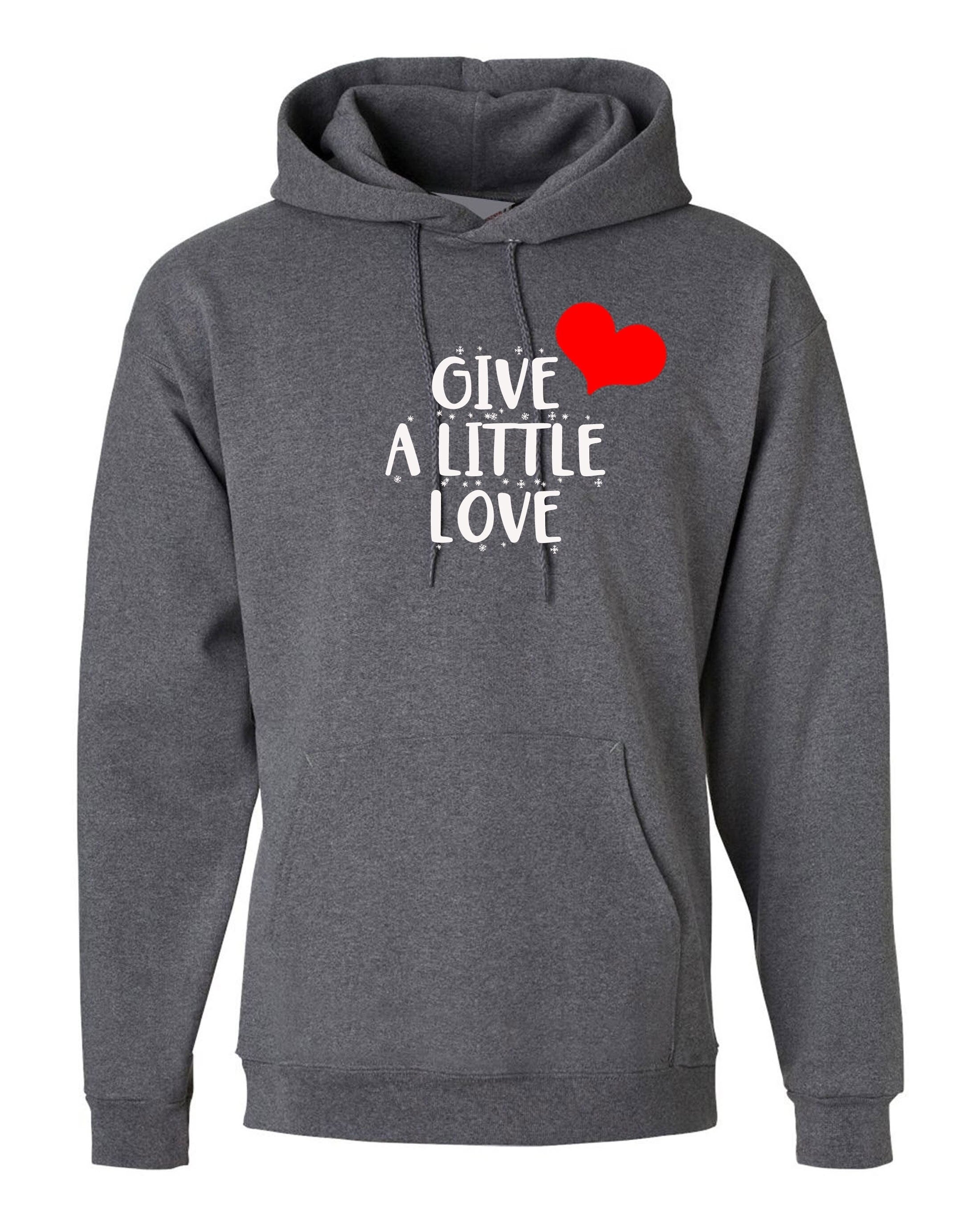 Give a little love merry christmas hoodie hoody hood hooded spread love xmas present unisex birthday present womens ladies unisex