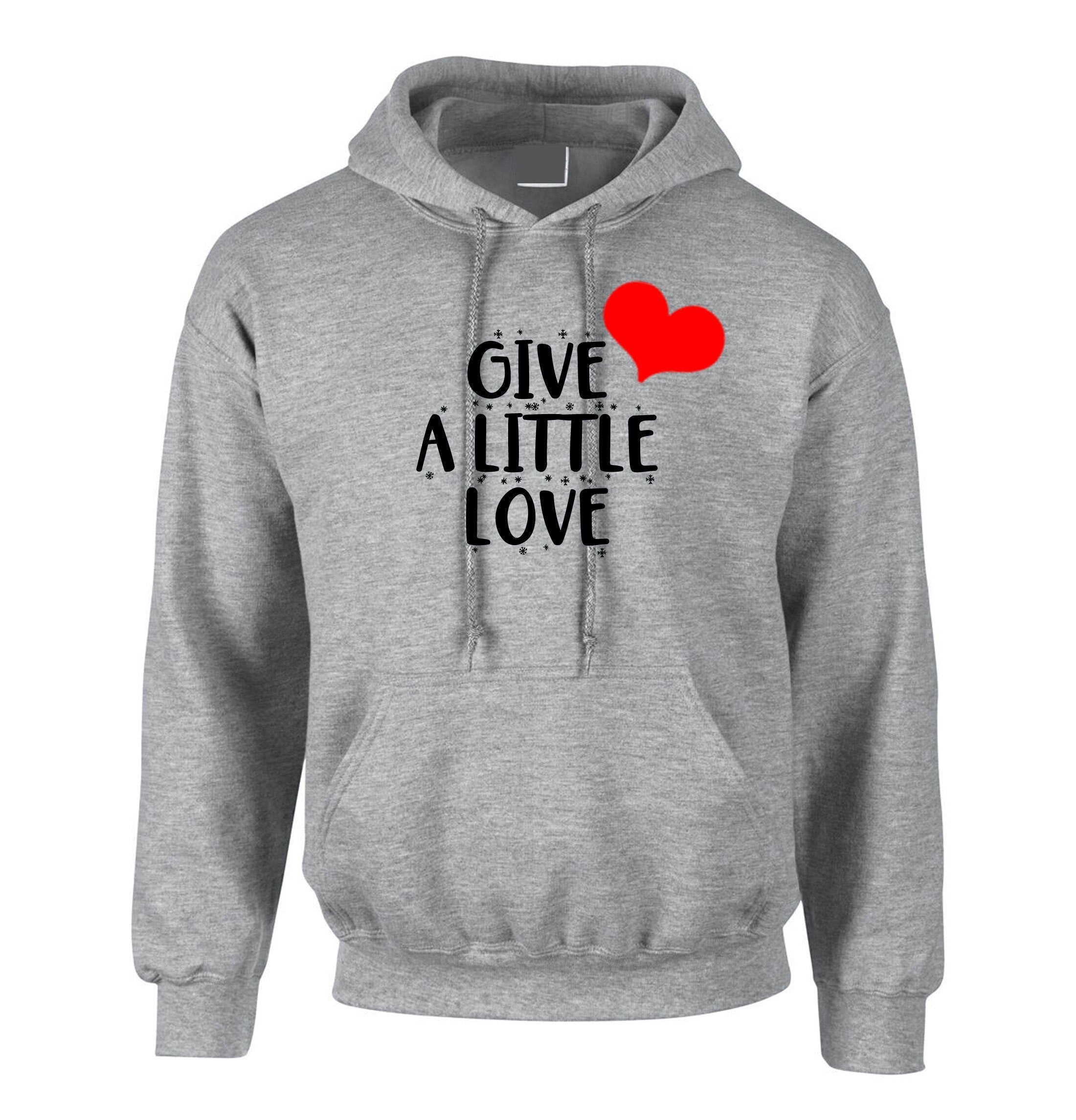 Give a little love merry christmas hoodie hoody hood hooded spread love xmas present unisex birthday present womens ladies unisex