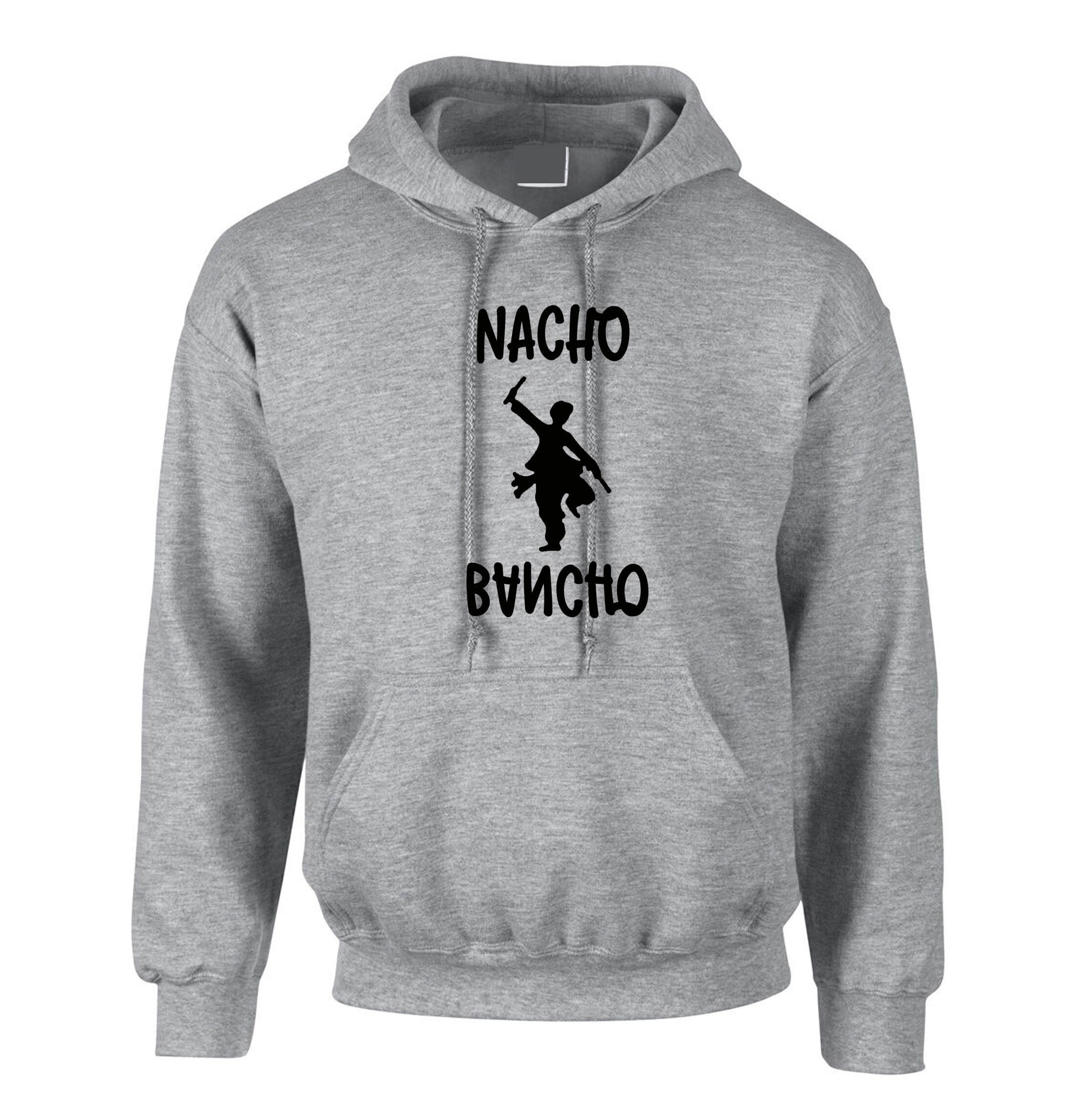 Nacho bancho funny indian desi gujarati hoodie hoody hood hooded hindi gift for gujarati garba dandiya dance friend birthday