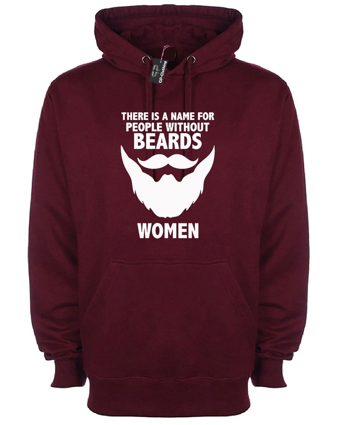 Funny beards hoodie hoody hood hooded name of people without beard called women movember novelty slogan gift top unisex