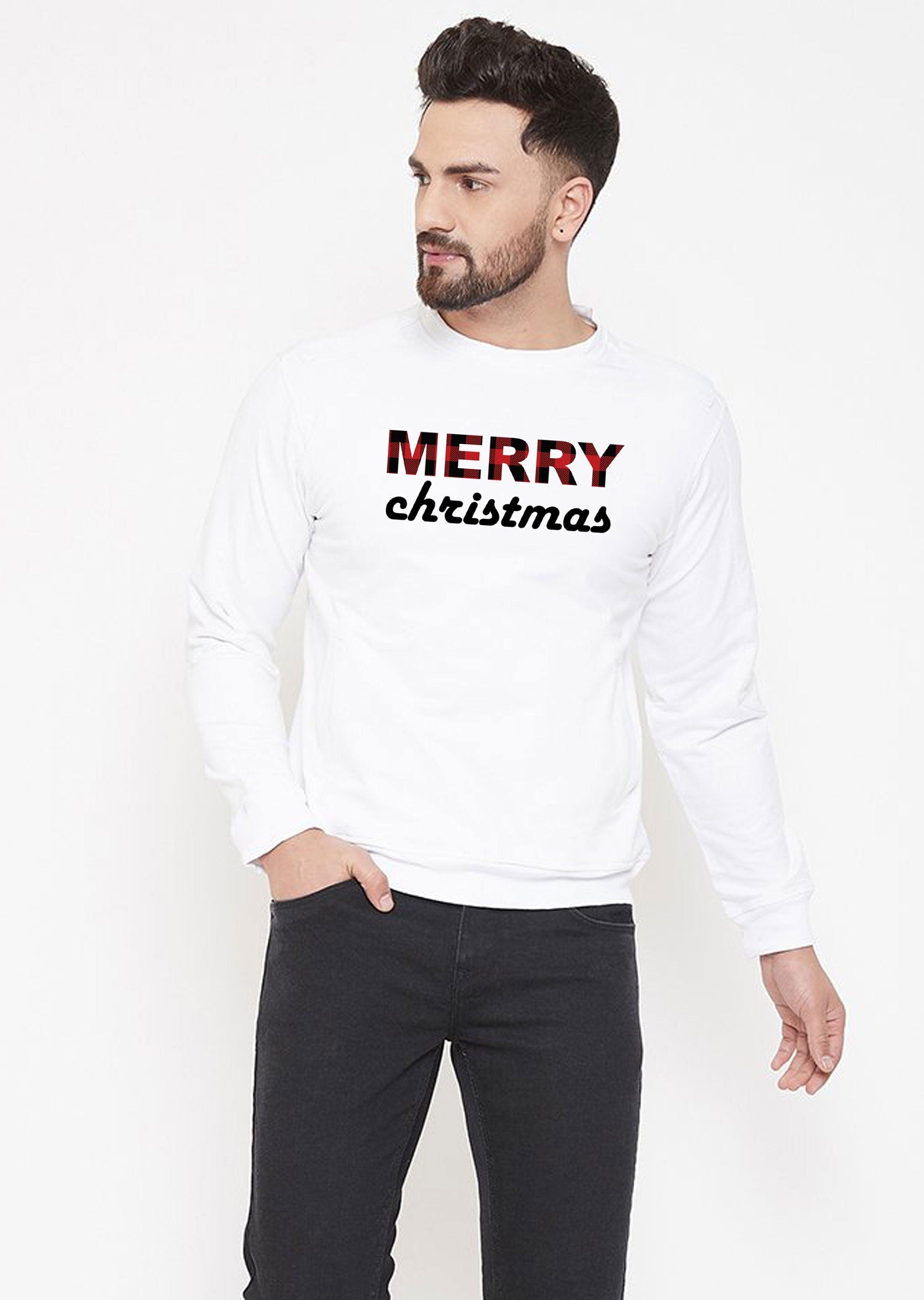 Merry christmas sweatshirt jumper sweater shirt cute womens xmas gift present family gift joke top family friend cousin siblings trending