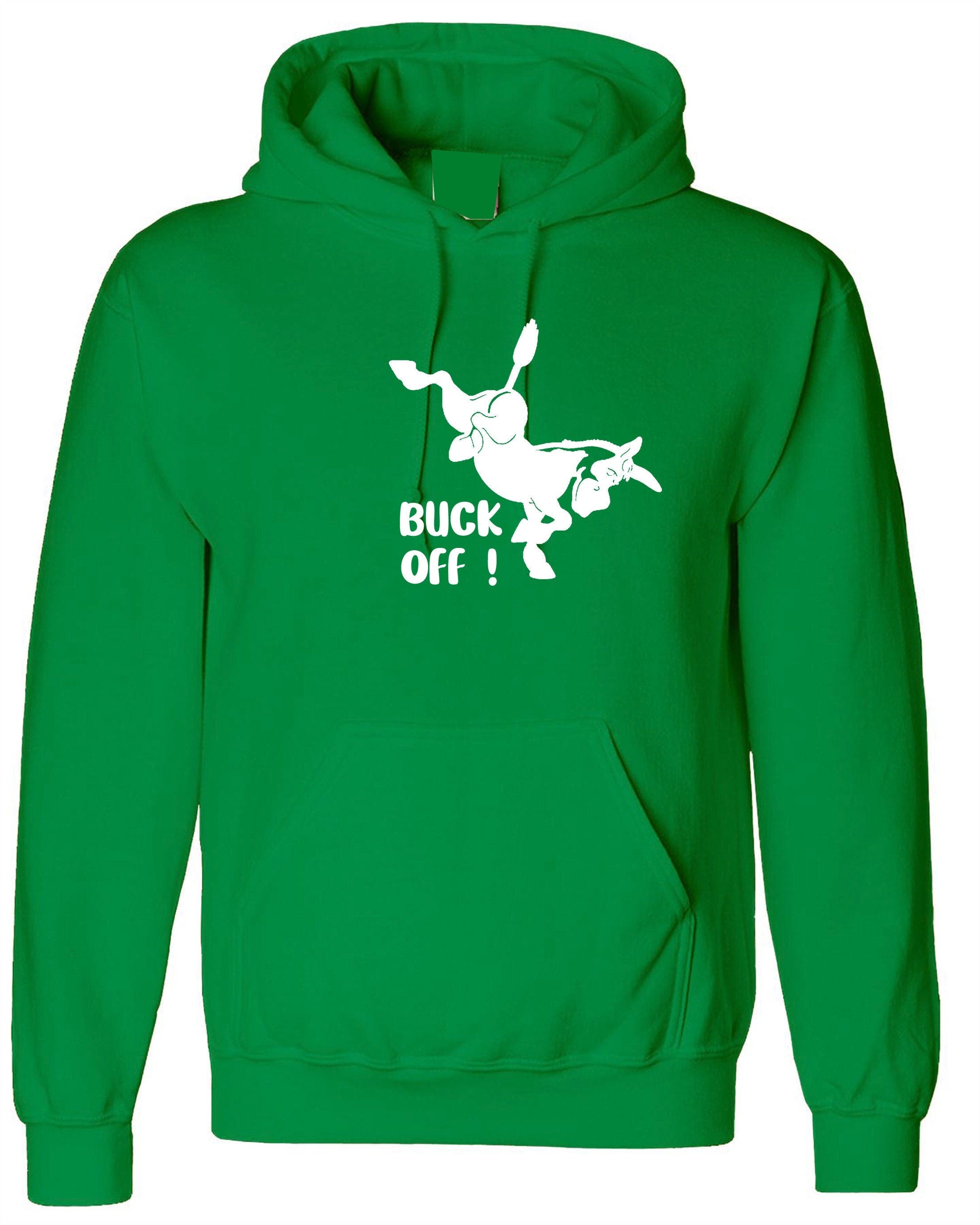 Funny donkey horse kick birthday gift hoodie hoody hood hooded unisex mens joke rude xmas sarcastic humorous valentines christmas