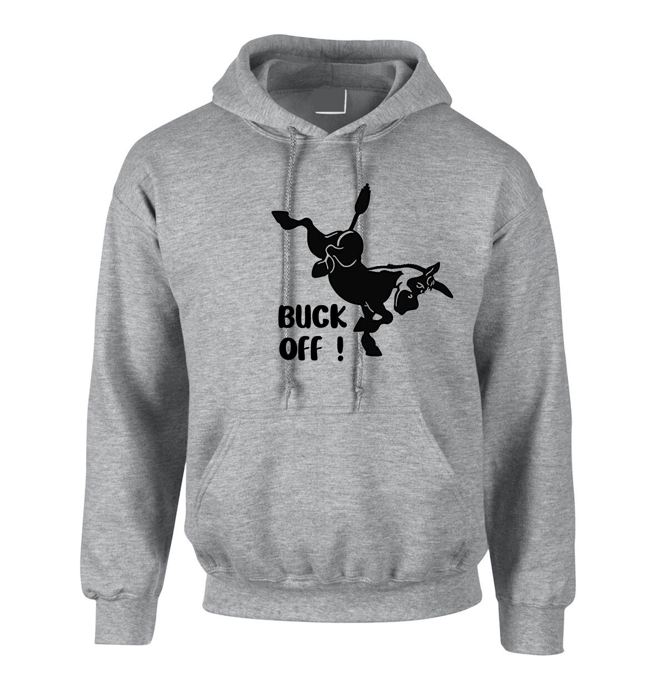 Funny donkey horse kick birthday gift hoodie hoody hood hooded unisex mens joke rude xmas sarcastic humorous valentines christmas