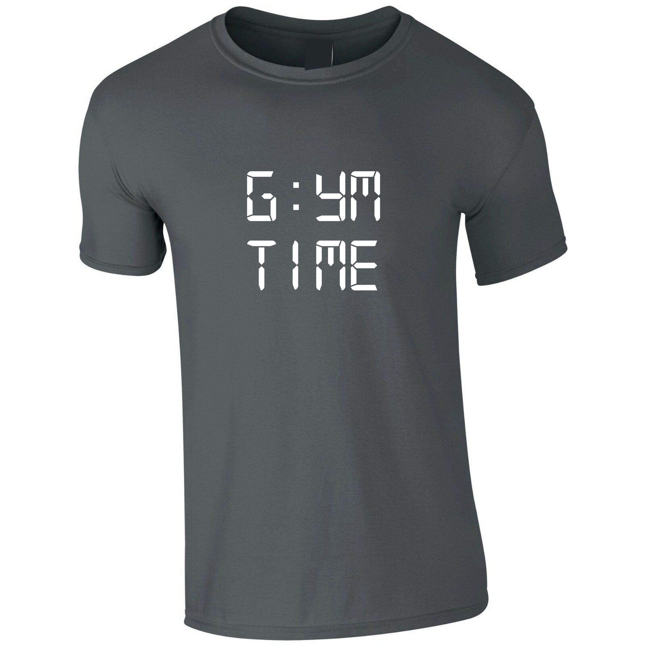 Gym time funny mens womens ladies t shirt t-shirt tshirt tee shirt gift for gym lovers workout exercise nma boxing jigging yoga analog