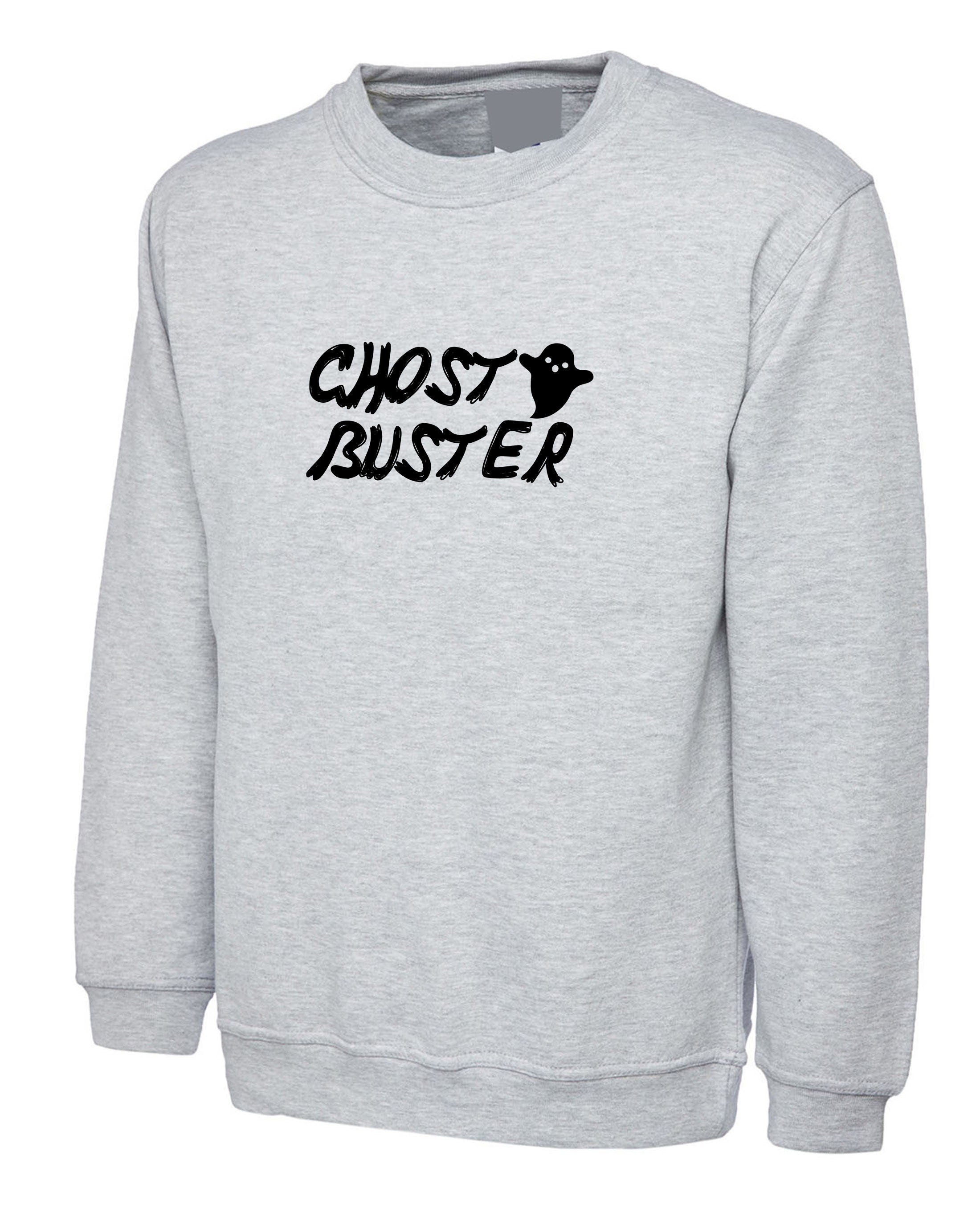 Ghost buster - novelty - fancy dress - quality sweatshirt jumper sweater shirt - *new* halloween outfit custume gift present unisex