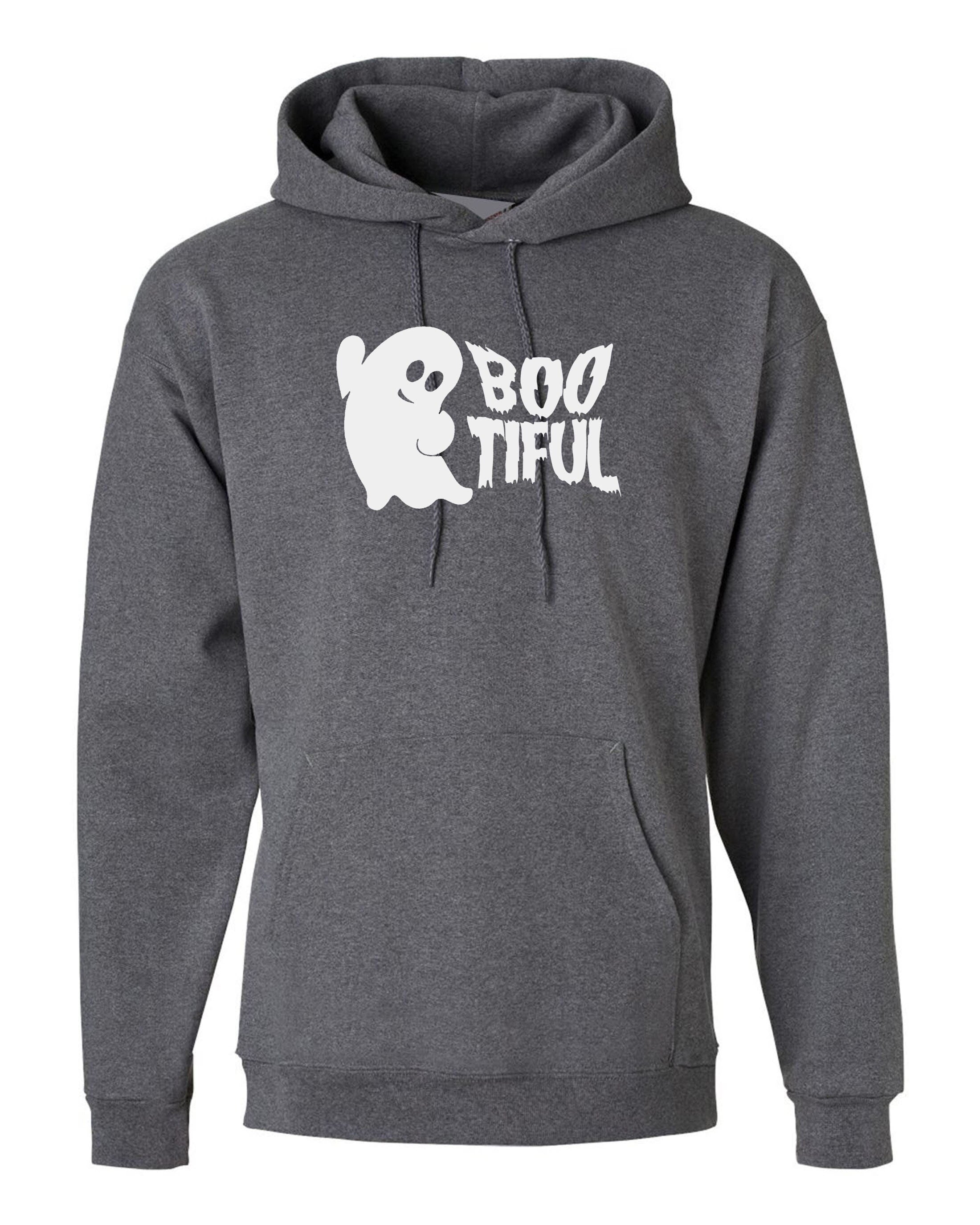 Funny ghost for halloween costume outfit mens womens unisex have a boo-tiful day hoodie hoody hood hooded beautiful boo joke ladies