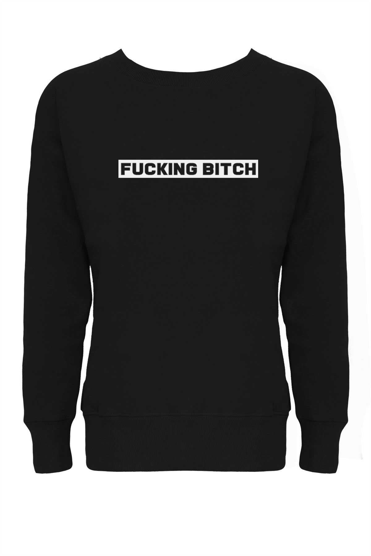 Fu**ing bitch funny bitch sweatshirt jumper sweater shirt joke ladies womens rude sarcastic humorous present top xmas bff gf birthday.