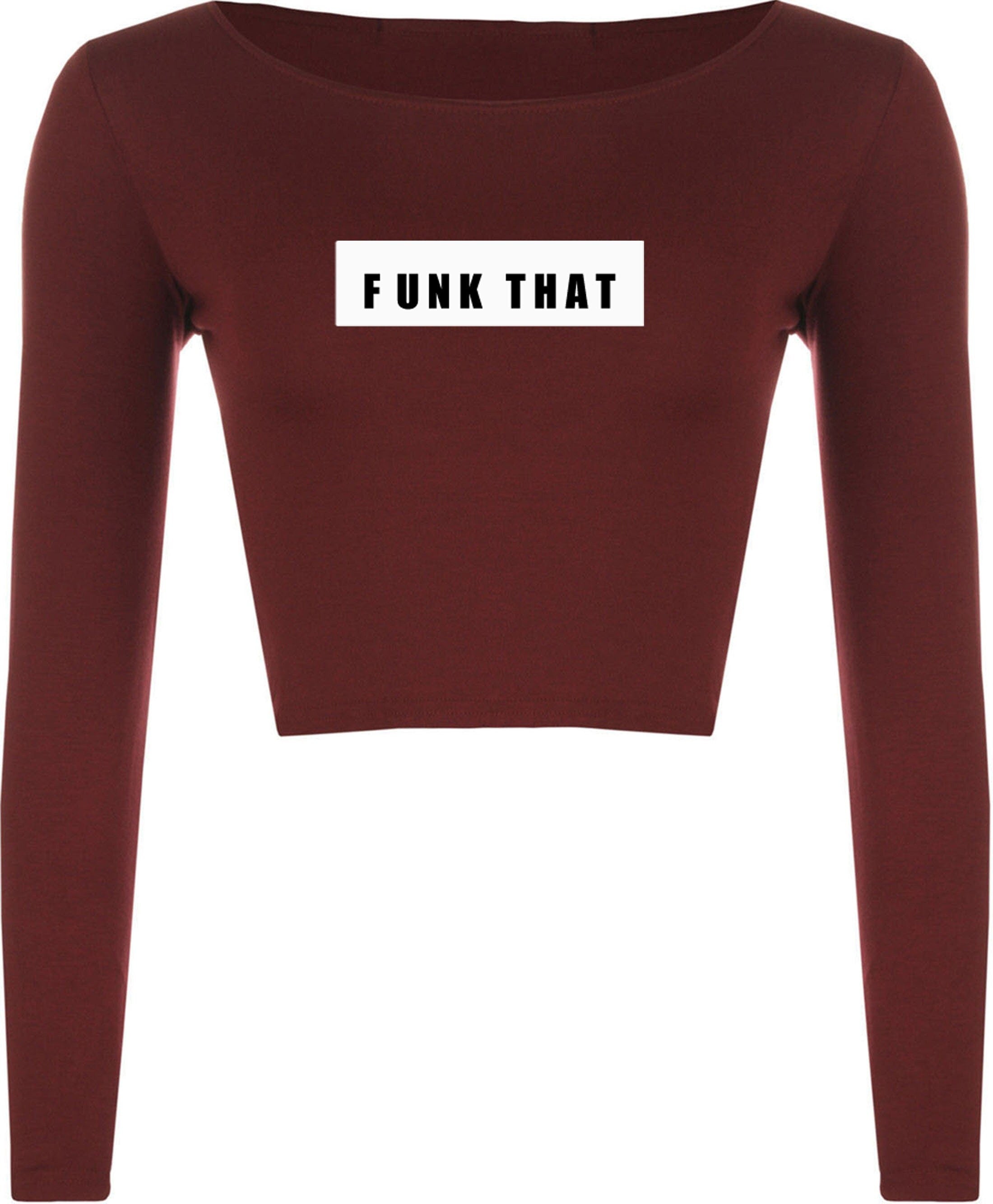 Funk that lasdies croptop crop-tops women trending gift **high quality** gift xmas unisex fu*k that top rude sarcastic