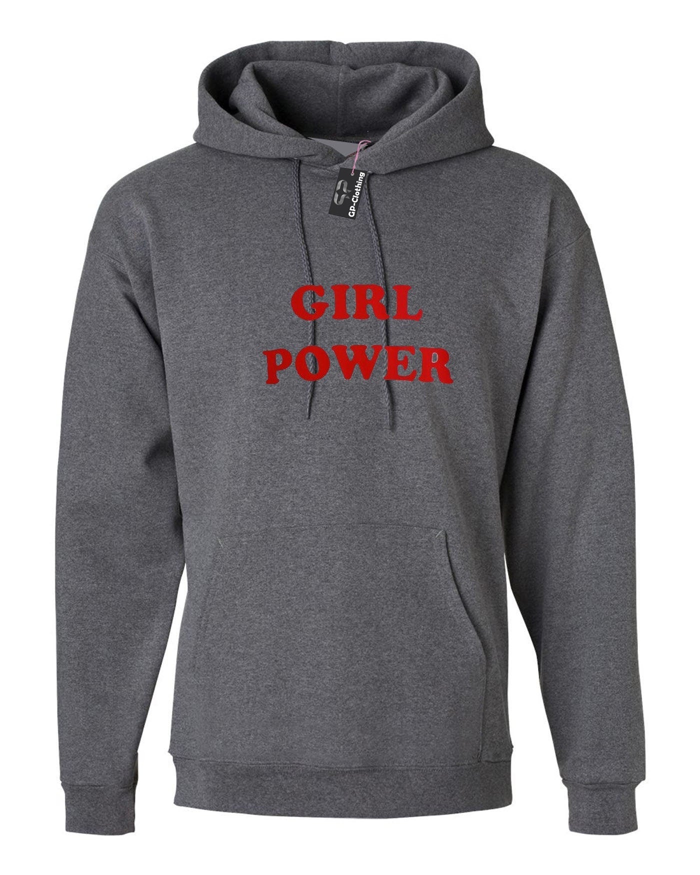 Girl power hoodie hoody hood hooded girl power grl pwr, feminist, girl power, feminist feminism protest womens day gift