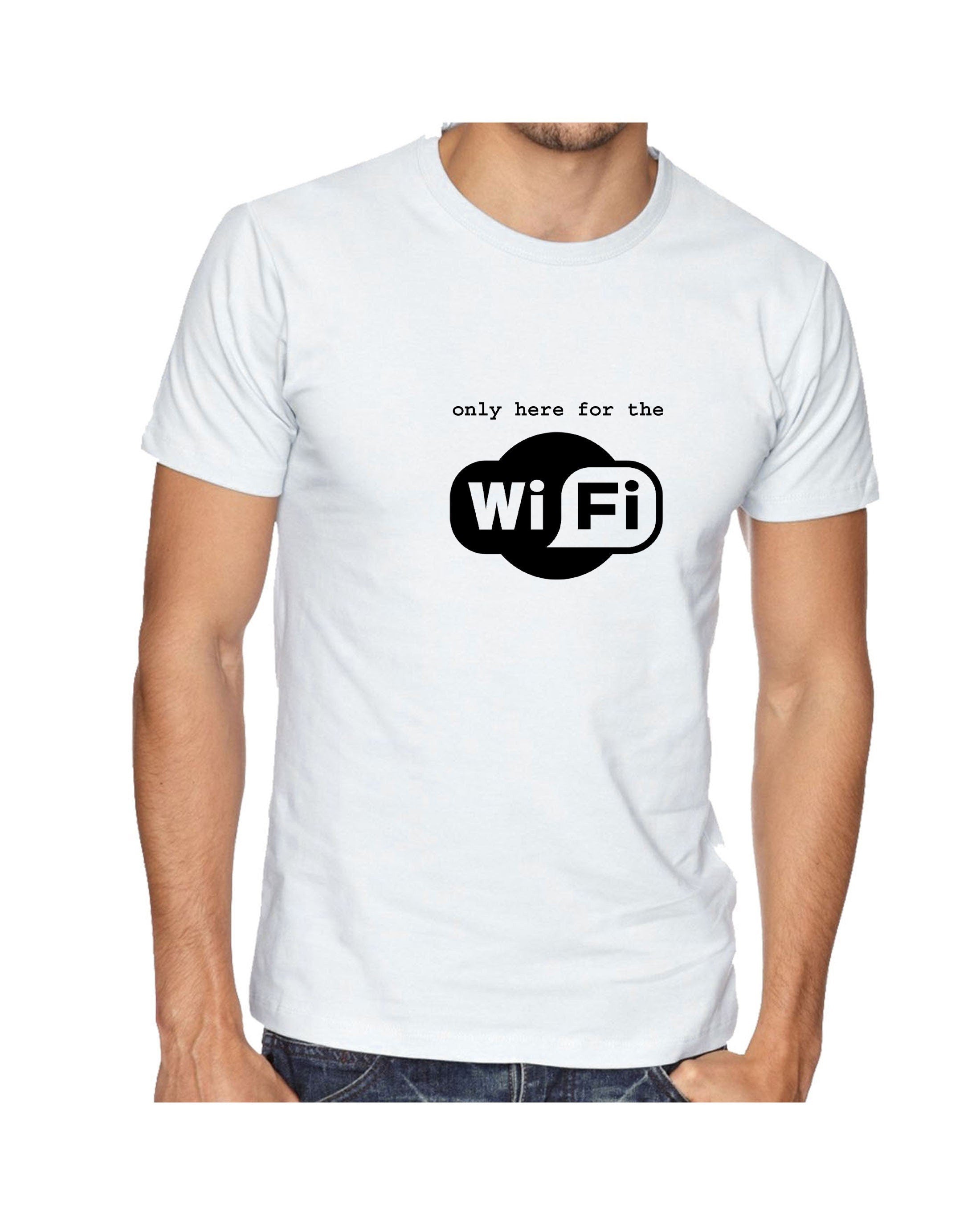 I'm only here for the wifi tee shirt funny shirt gift for internet worm joke mens present wifi lover internet lover