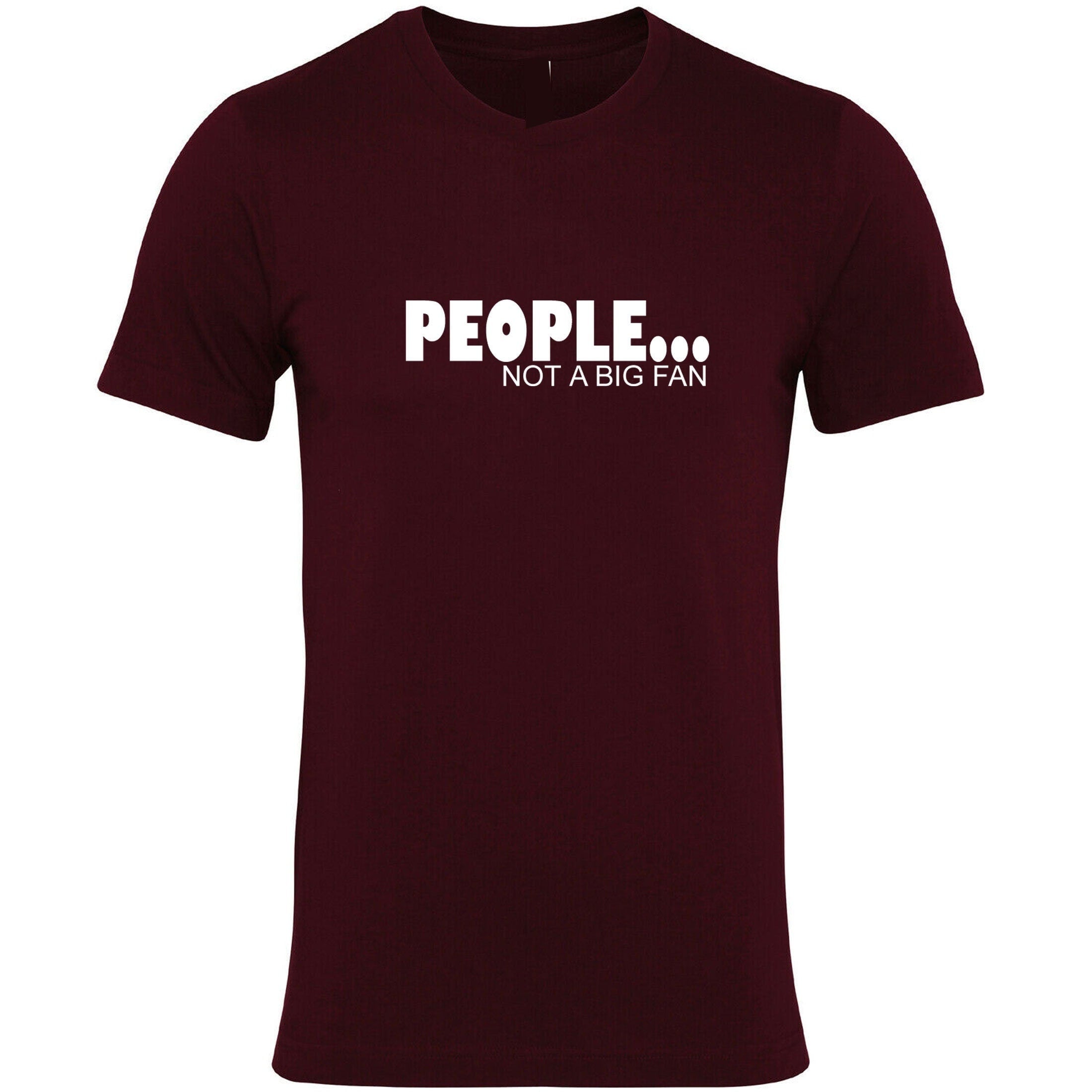 People not a big fan t shirt t-shirt tshirt tee shirt novelty top funny unisex xmas gift lol mens womens ladies present anti social