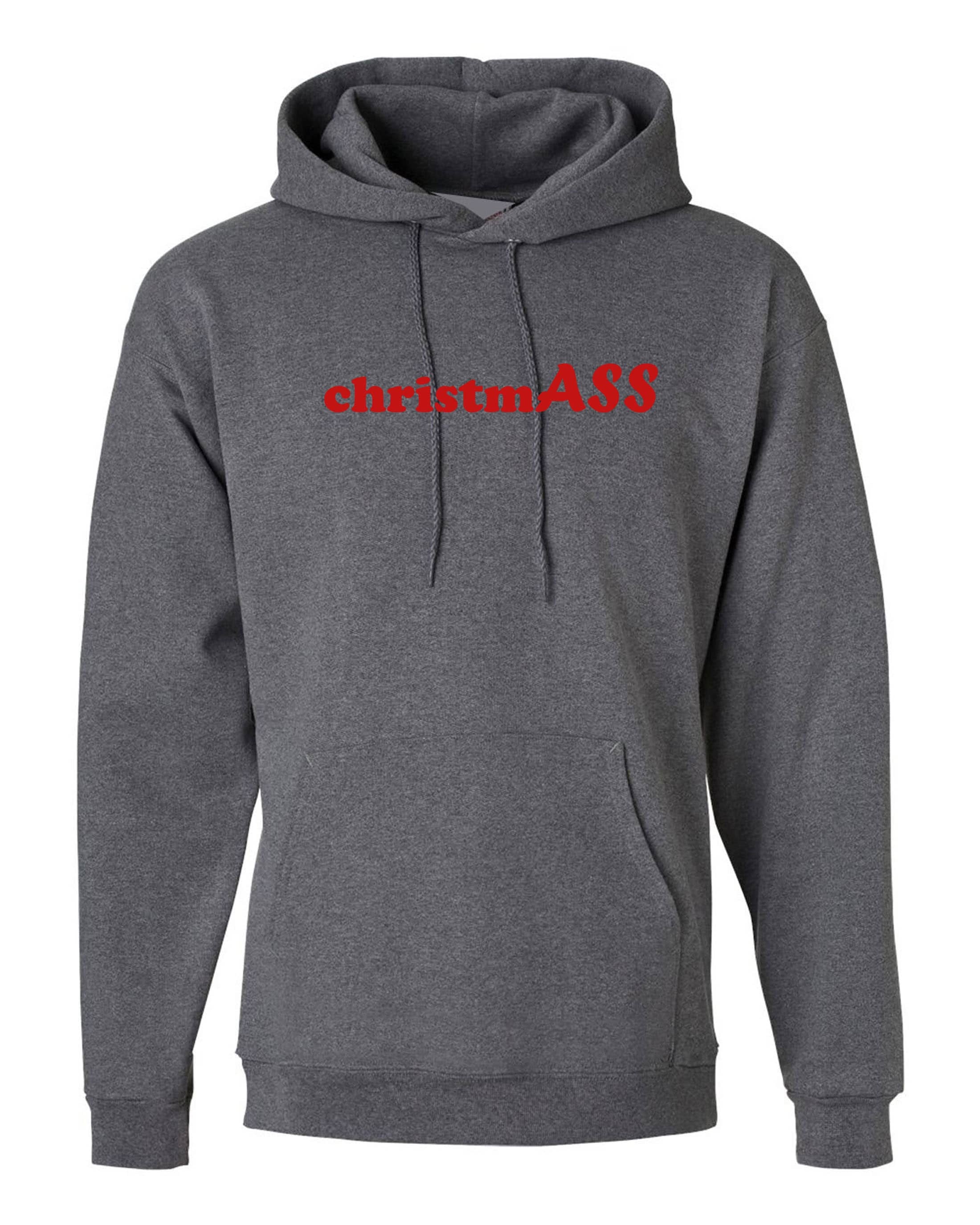 Christmass hoodie hoody hood hooded funny xmas top naughty idea unisex ladies womens present slogan joke humorous present