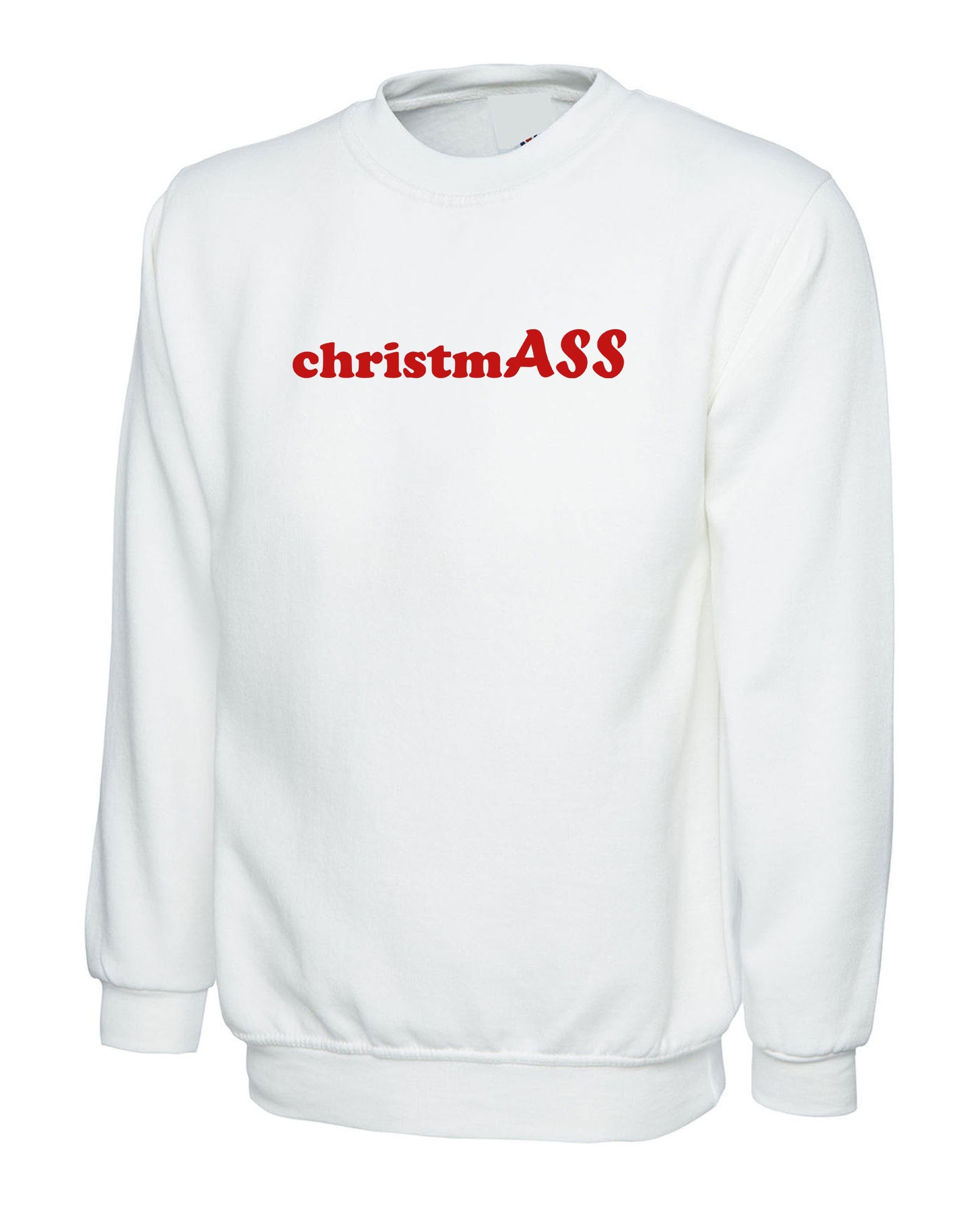 Christmass sweatshirt jumper sweater shirt funny xmas top naughty idea unisex ladies womens present slogan joke humorous present