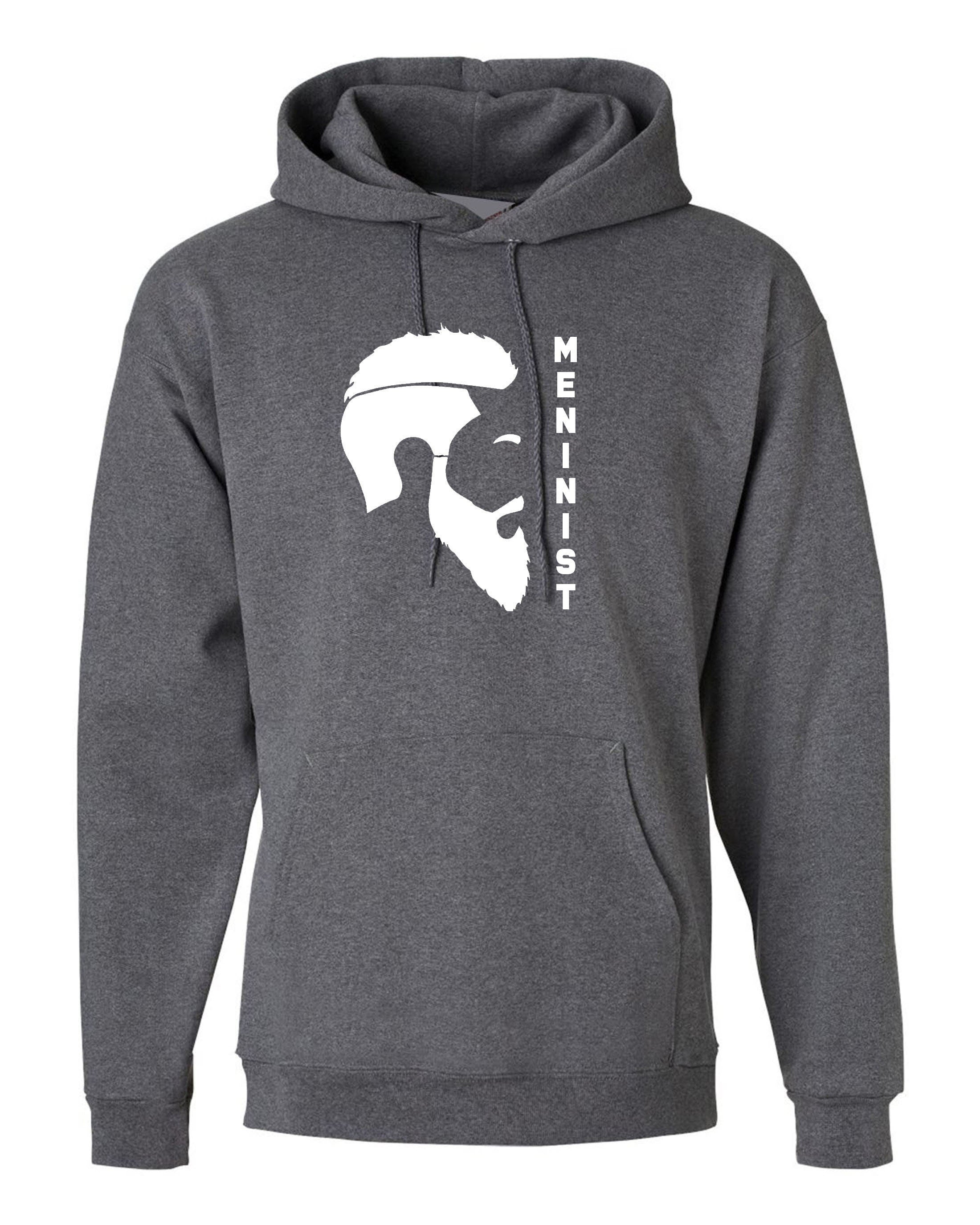 Meninist beard lover hoodie hoody hood hooded feminist parody macho men guys blokes tee new anti feminist feminism mens present