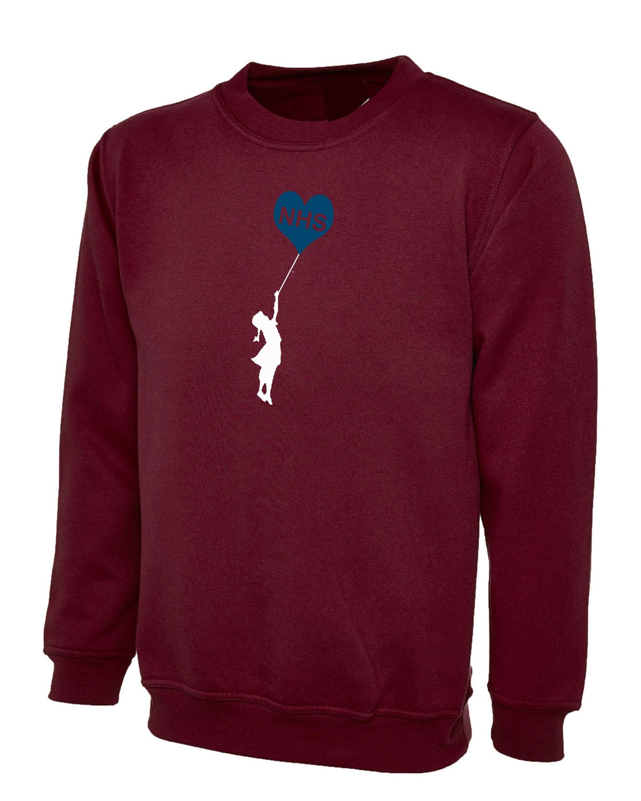 Nhs heart girl nhs heroes heart stay home now sweatshirt jumper sweater shirt support nhs don't be covidiot fitness top gift pandemic