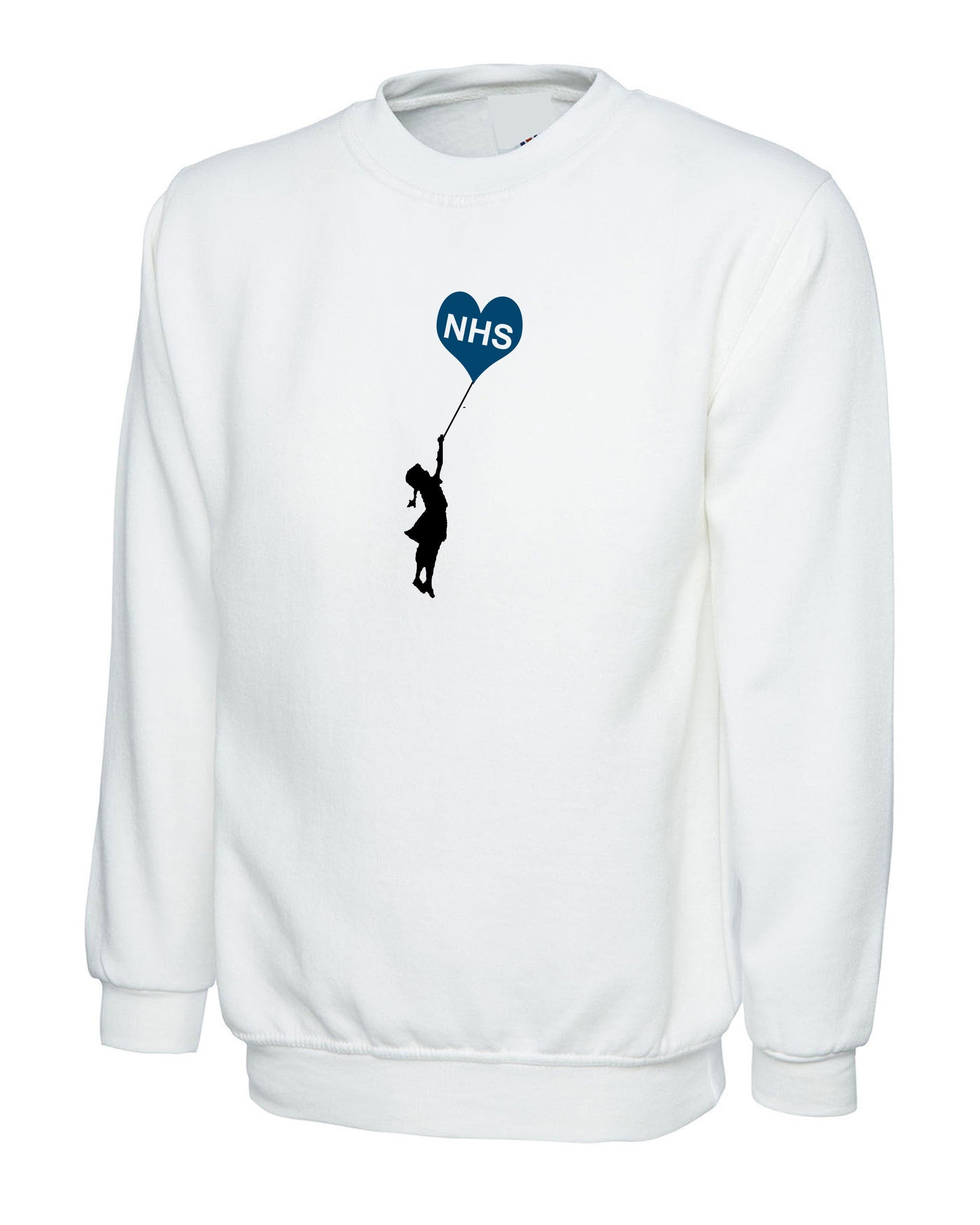 Nhs heart girl nhs heroes heart stay home now sweatshirt jumper sweater shirt support nhs don't be covidiot fitness top gift pandemic