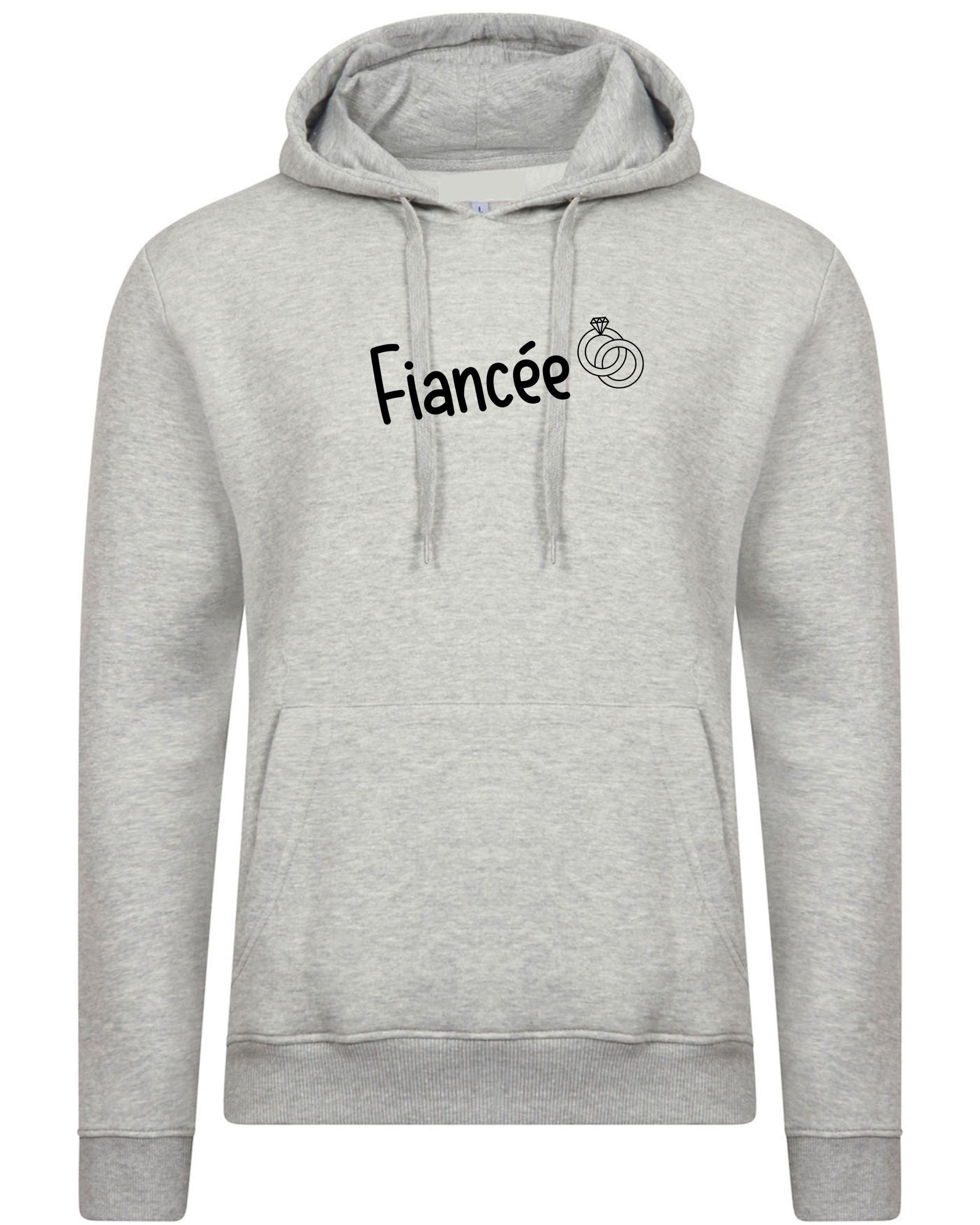 Fiancee hoodie hoody hood hooded engaged engagement top gift for womens ladies mens unisex valentines married to be cute funny