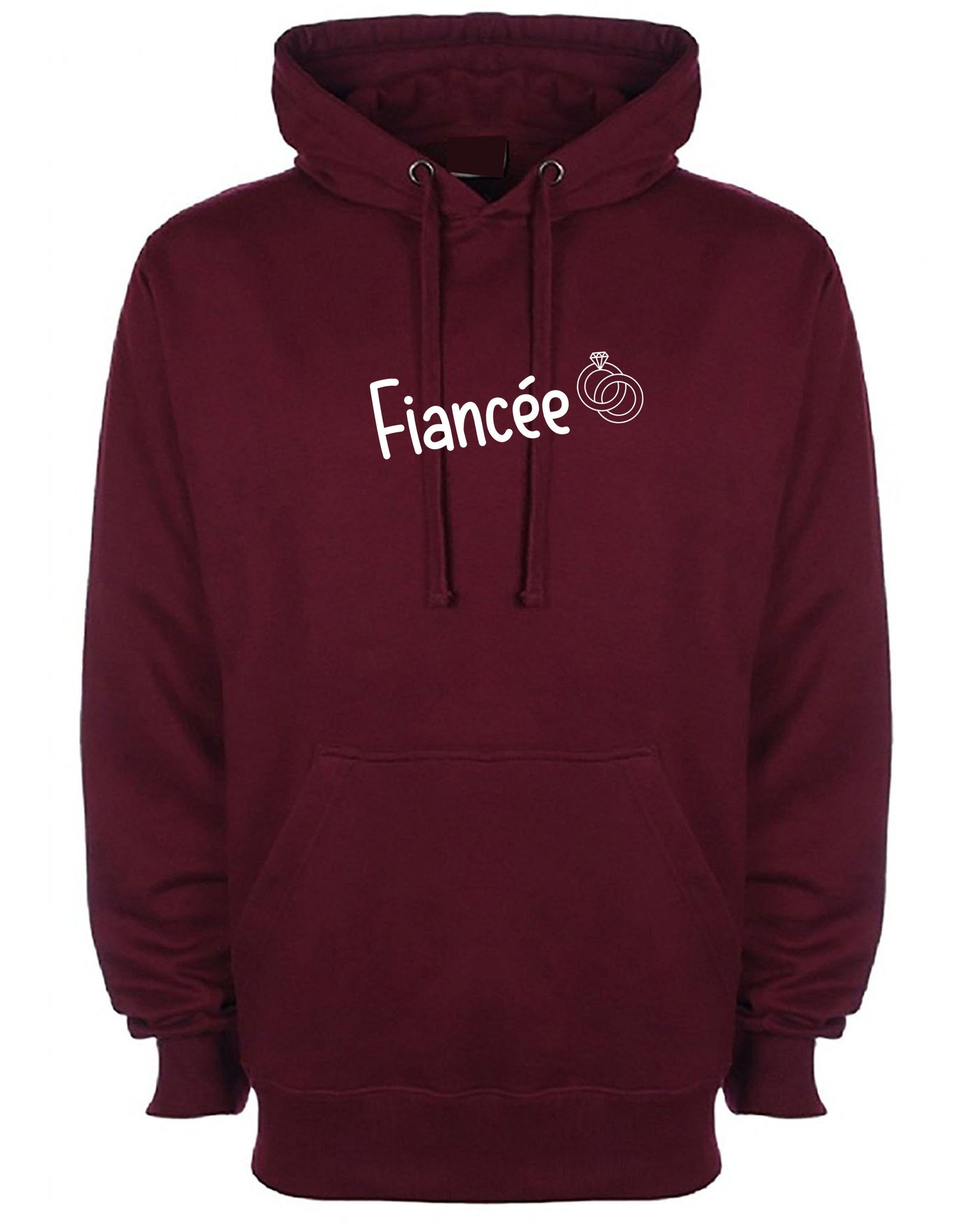 Fiancee hoodie hoody hood hooded engaged engagement top gift for womens ladies mens unisex valentines married to be cute funny