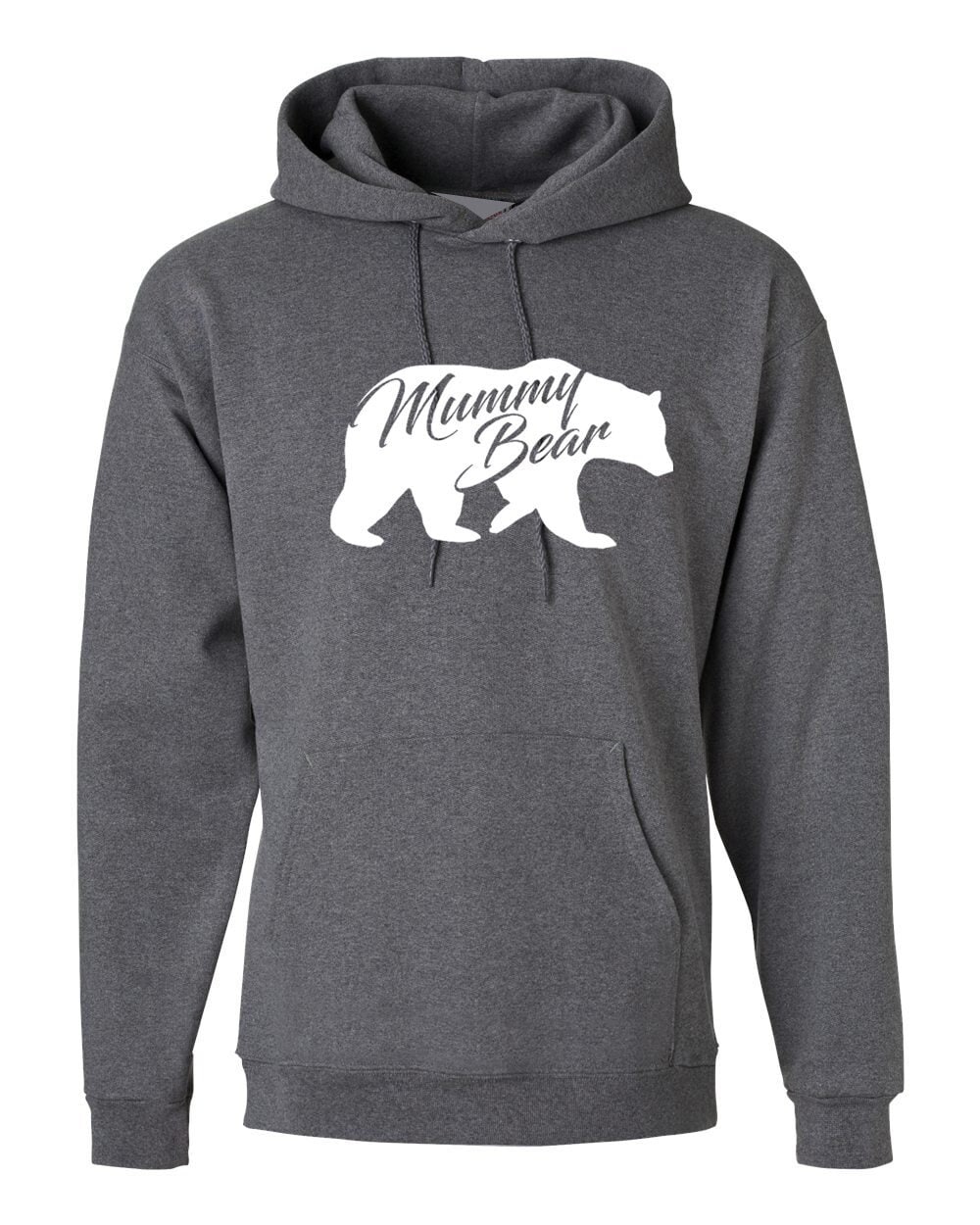 Mummy bear hoodie hoody hood hooded - ladies & unisex sizes womens mother's day birthday gift mum mama christmas top funny present