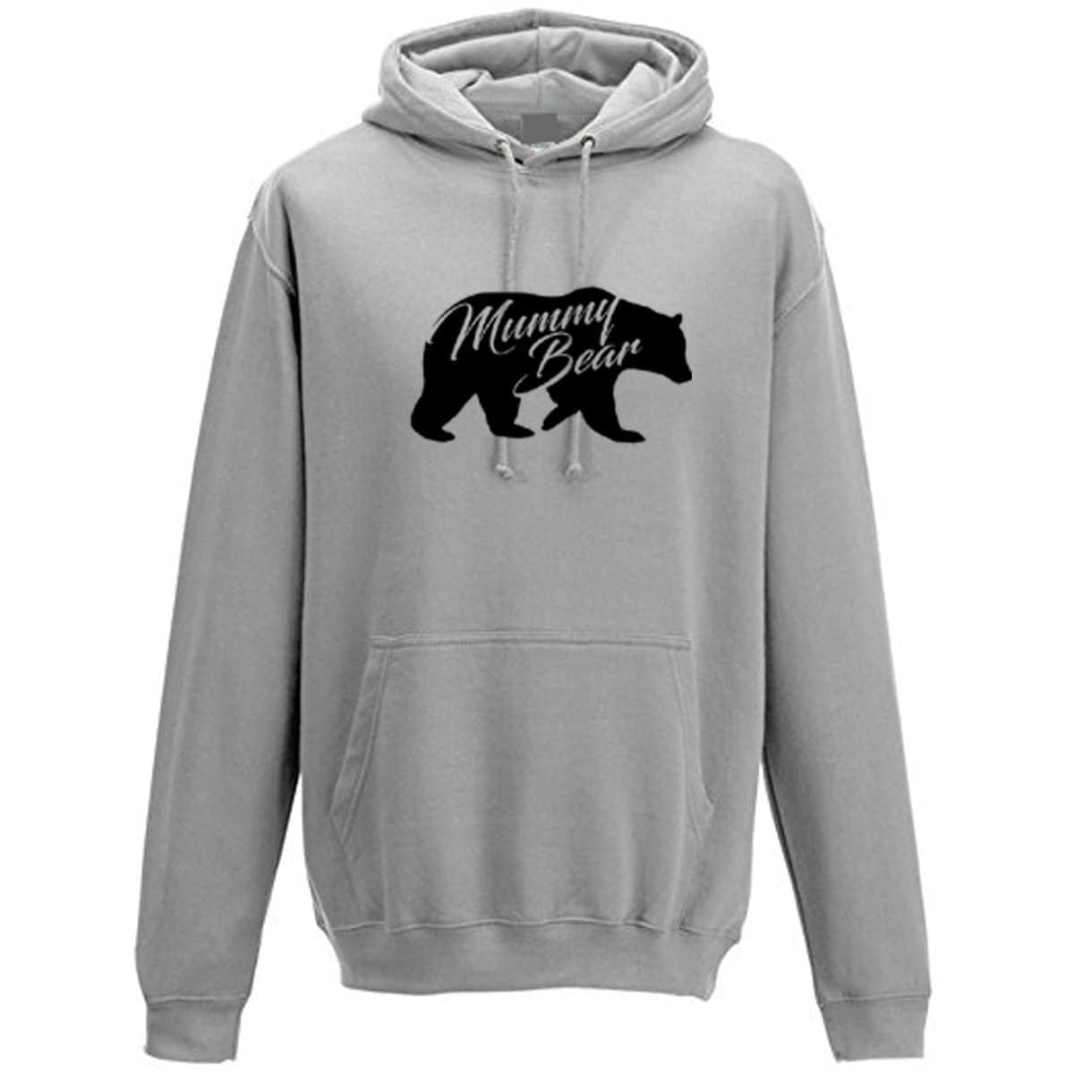 Mummy bear hoodie hoody hood hooded - ladies & unisex sizes womens mother's day birthday gift mum mama christmas top funny present