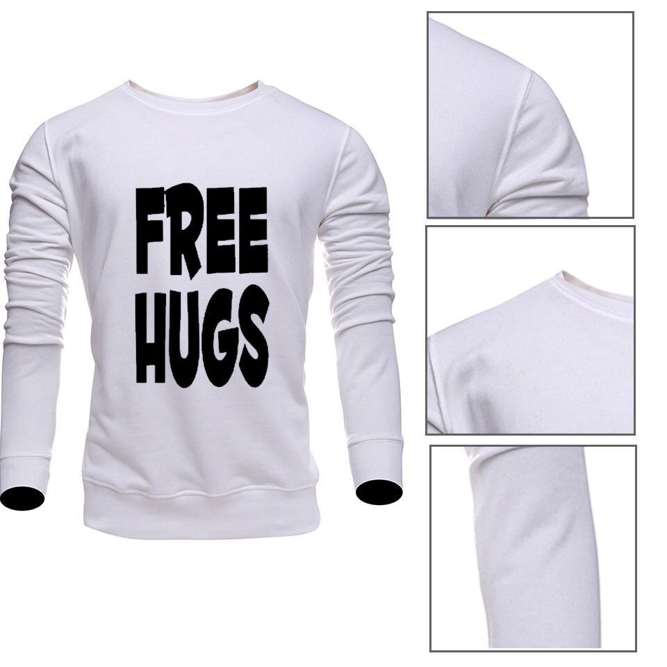 Free hugs sweatshirt jumper sweater shirt women's men's funny hipster christmas gift tumblr unisex valentines top