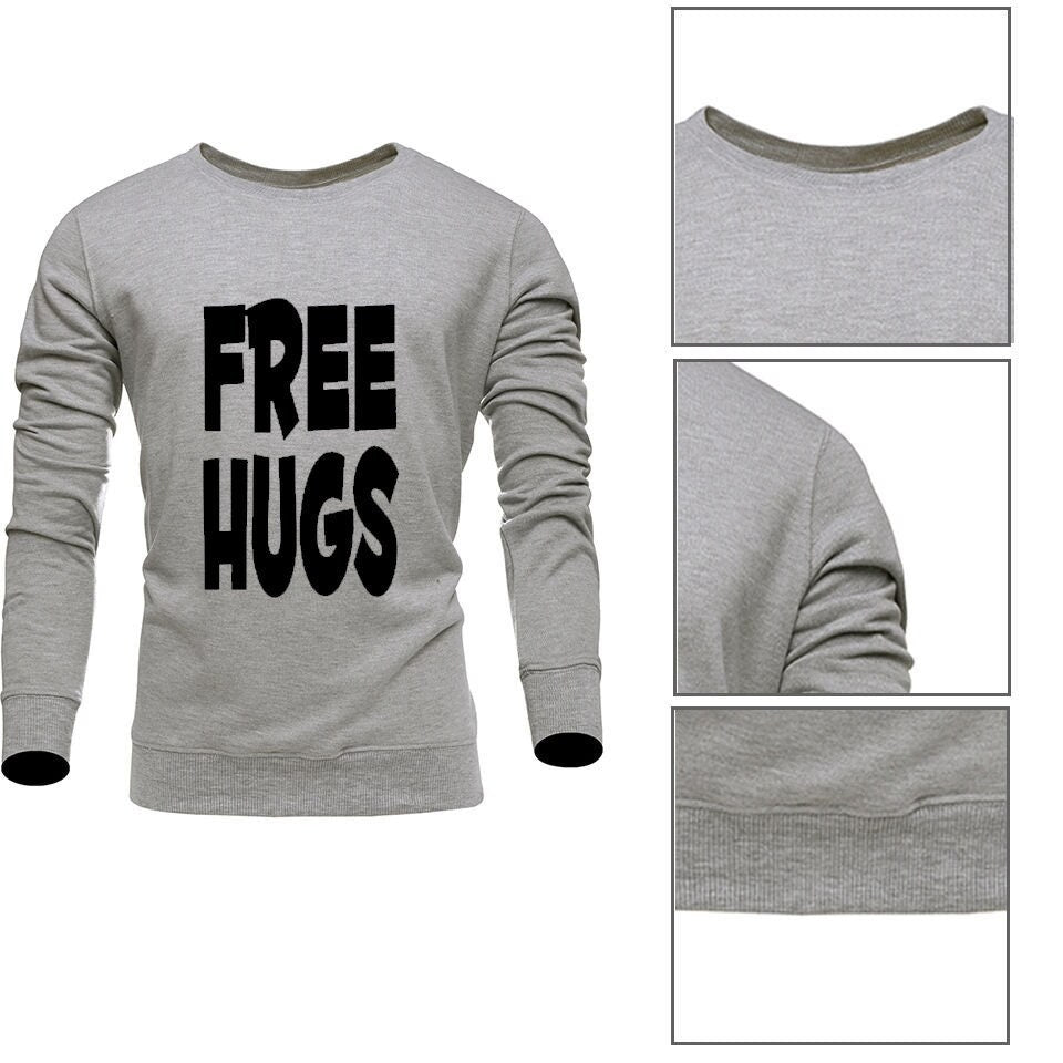 Free hugs sweatshirt jumper sweater shirt women's men's funny hipster christmas gift tumblr unisex valentines top