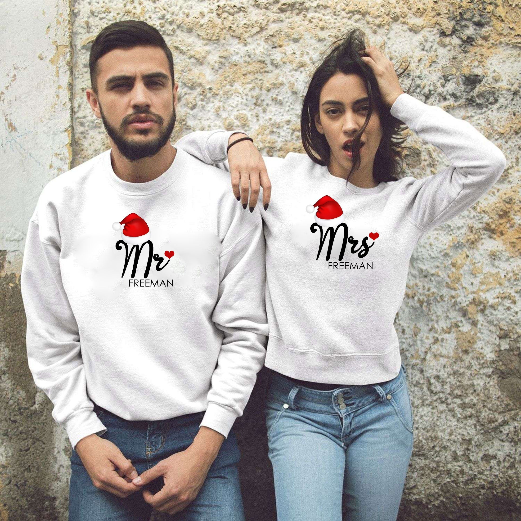 Mr. & Mrs. Couple Matching Christmas Sweatshirt