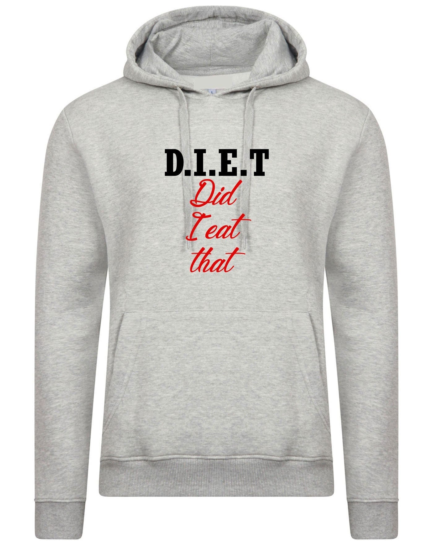 Did i eat that - funny diet hoodie hoody hood hooded women men ladies top workout gym slogan humor joke unisex top