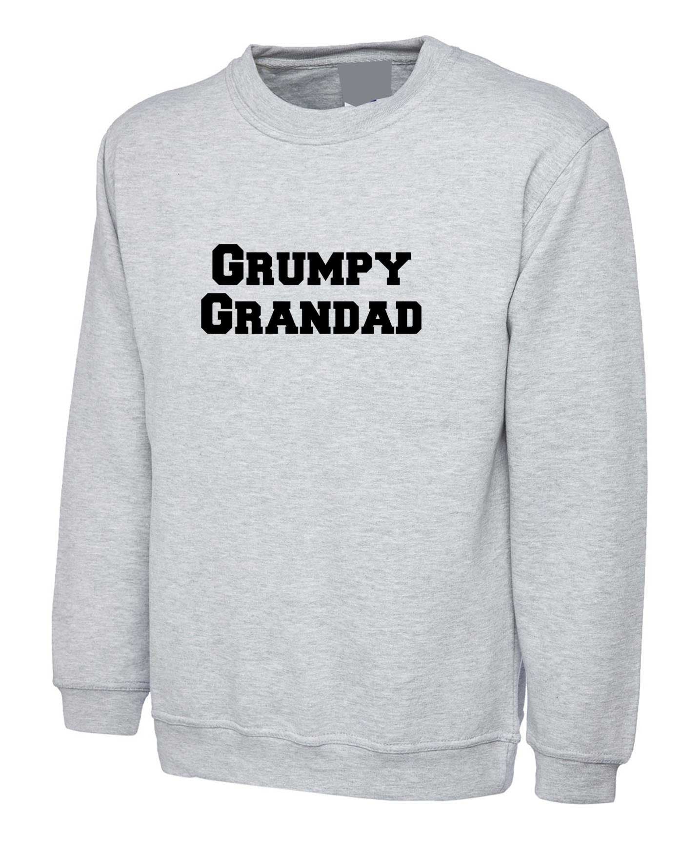 Grumpy granddad old man men's club sweatshirt jumper sweater shirt dad funny christmas gift xmas birthday top father's day