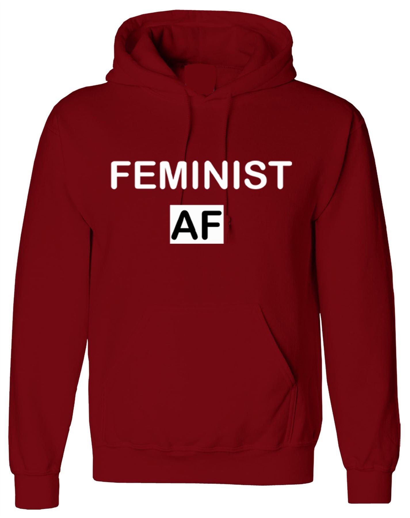 Feminist af hoodie hoody hood hooded slogan grunge top tumblr activist feminism girl power slogan ladies womens day gift