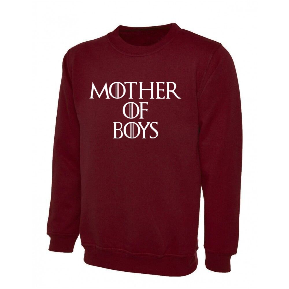 Mother of boys parody movie sweatshirt jumper sweater shirt ladies mother's day birthday joke gift mum mama funny present christmas