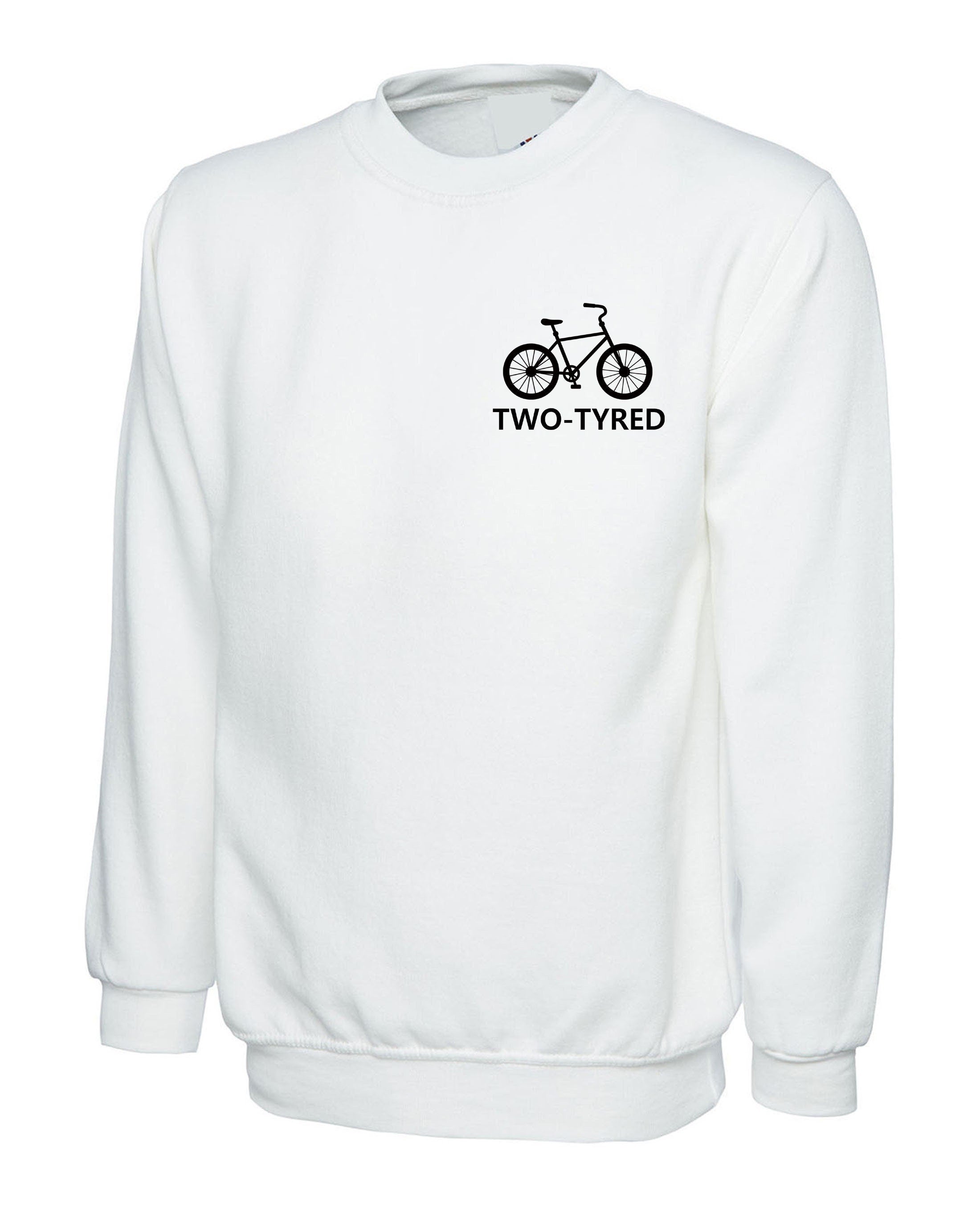 Two tyred sweatshirt jumper sweater shirt too tired gift for mother's day ladies unisex cycle cycling lover father's day christmas present