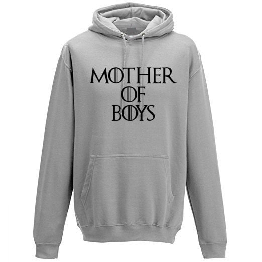 Mother of boys parody movie hoodie hoody hood hooded ladies mother's day birthday joke gift mum mama funny present christmas