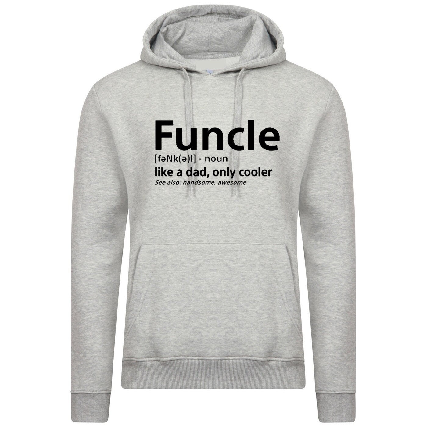 Funcle awesome uncle looks cool hoodie hoody hood hooded fathers day birthday funny uncle cooler christmas gift for uncle