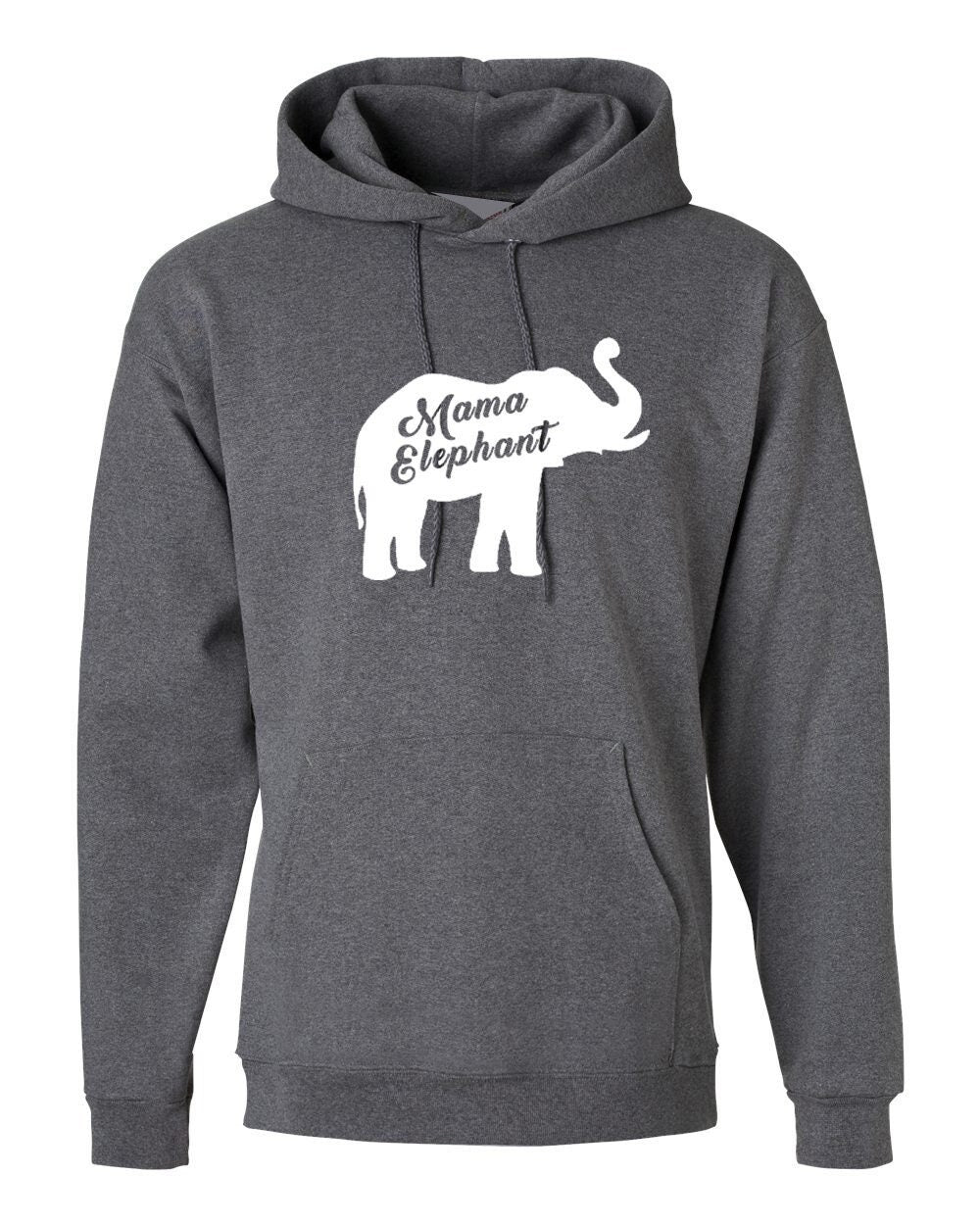 Mama elephant hoodie hoody hood hooded ladies mother's day birthday joke gift mum mama funny present christmas