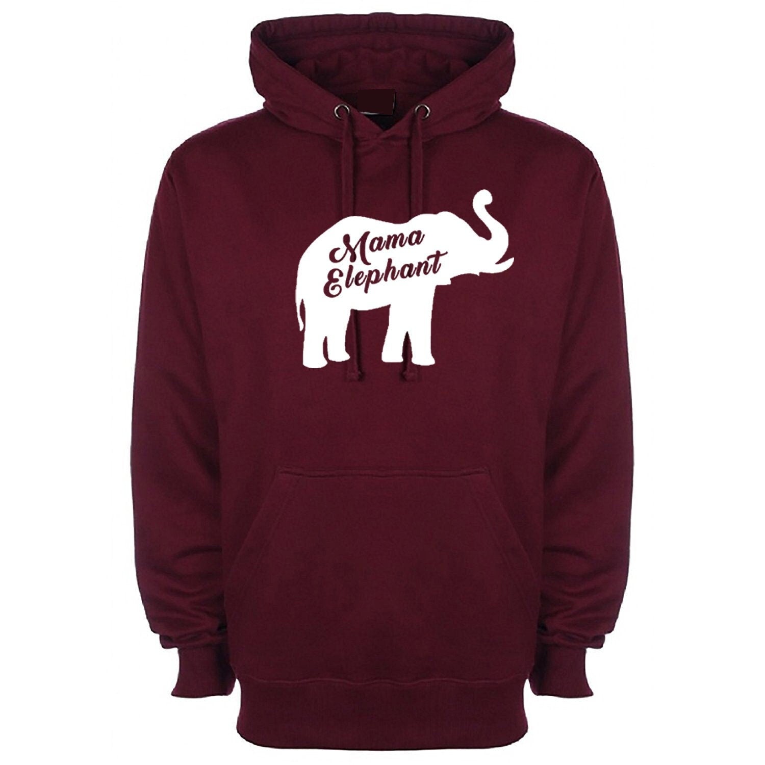 Mama elephant hoodie hoody hood hooded ladies mother's day birthday joke gift mum mama funny present christmas