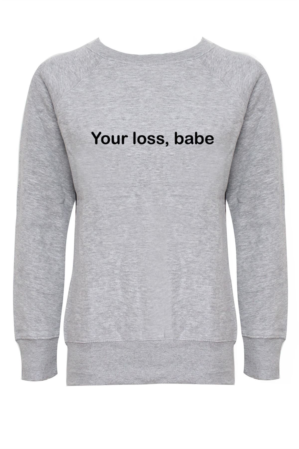 You loss babe sweatshirt jumper sweater shirt funny gift for womens ladies valentines birthday christmas present