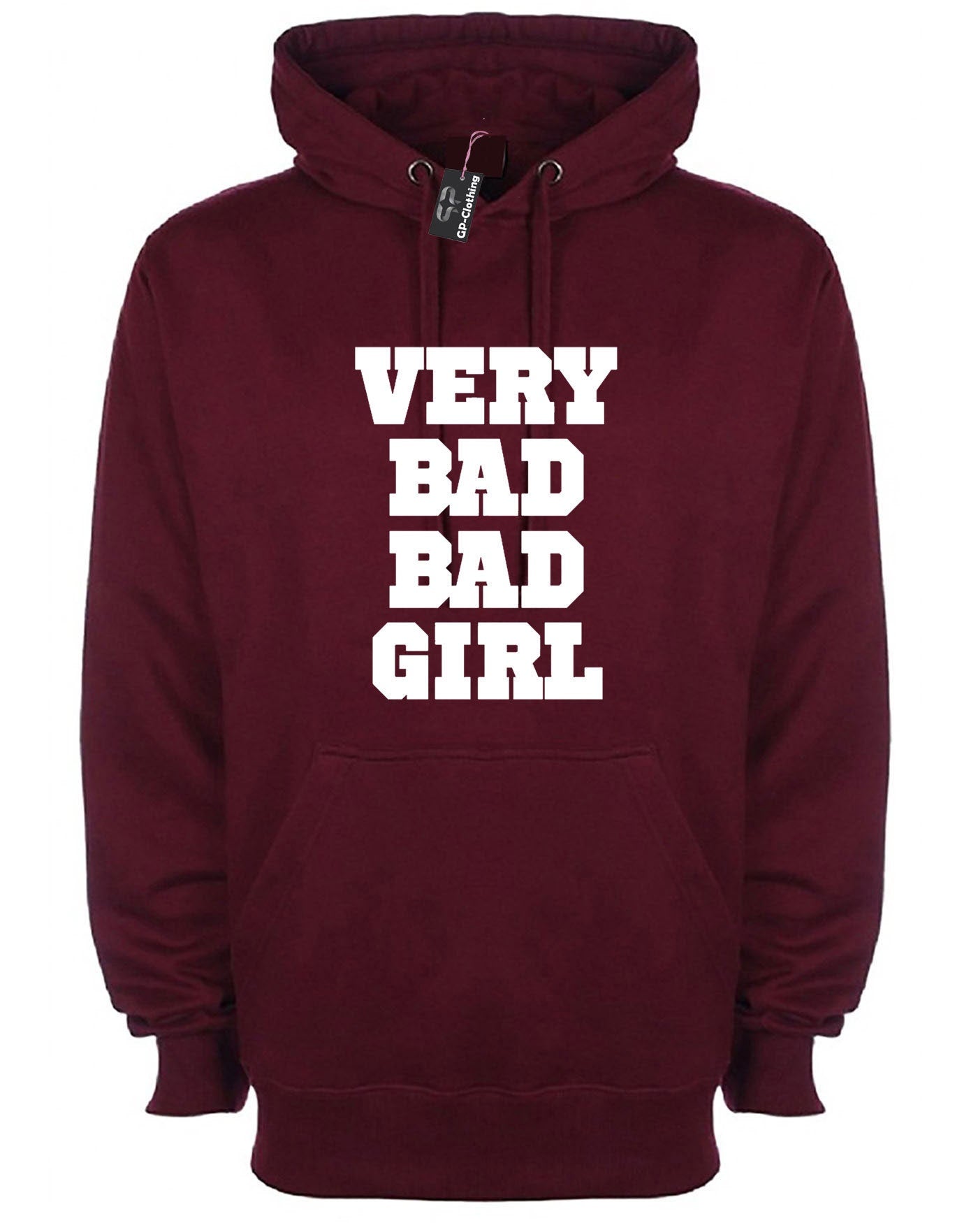 Very bad bad girl hoodie hoody hood hooded shirt funny gift for womens ladies birthday valentines christmas top rude sarcastic slogan