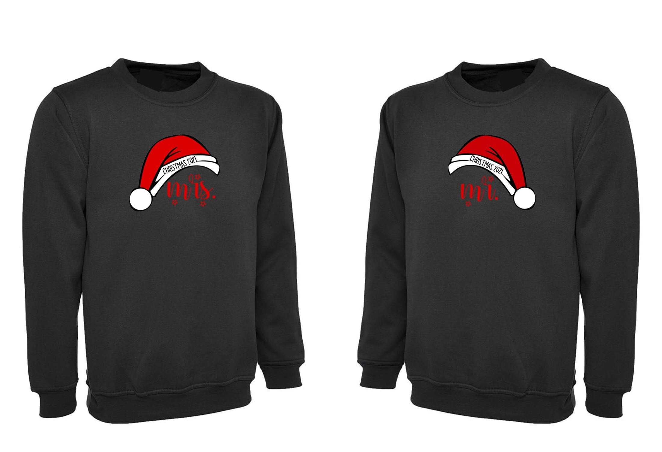 Mr and mrs christmas shirts, matching couple sweatshirt jumper christmas married custom couple christmas sweaters, couple matching shirts