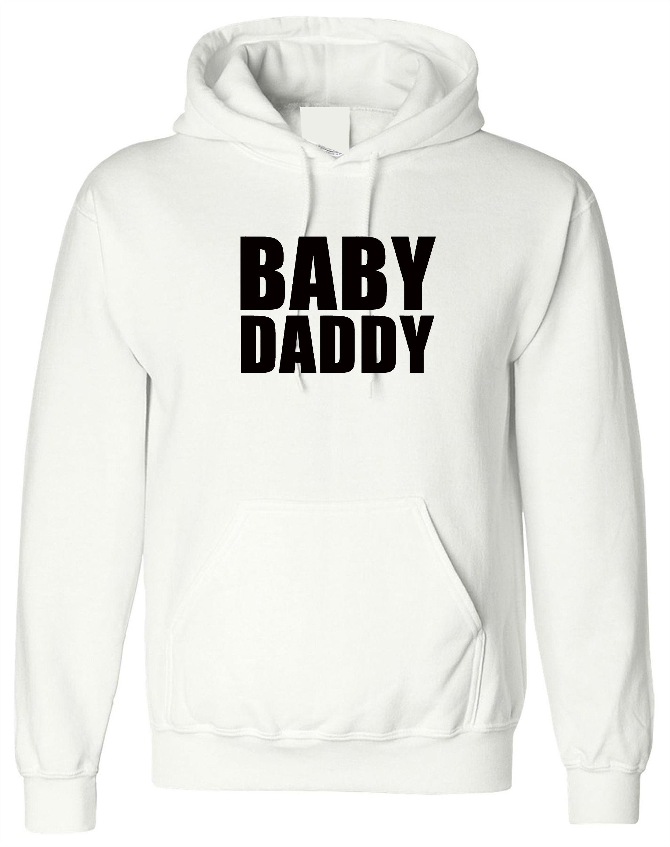 Baby daddy hoodie hoody hood hooded father to be new dad gift baby shower day mummy gift for father's day papa mens