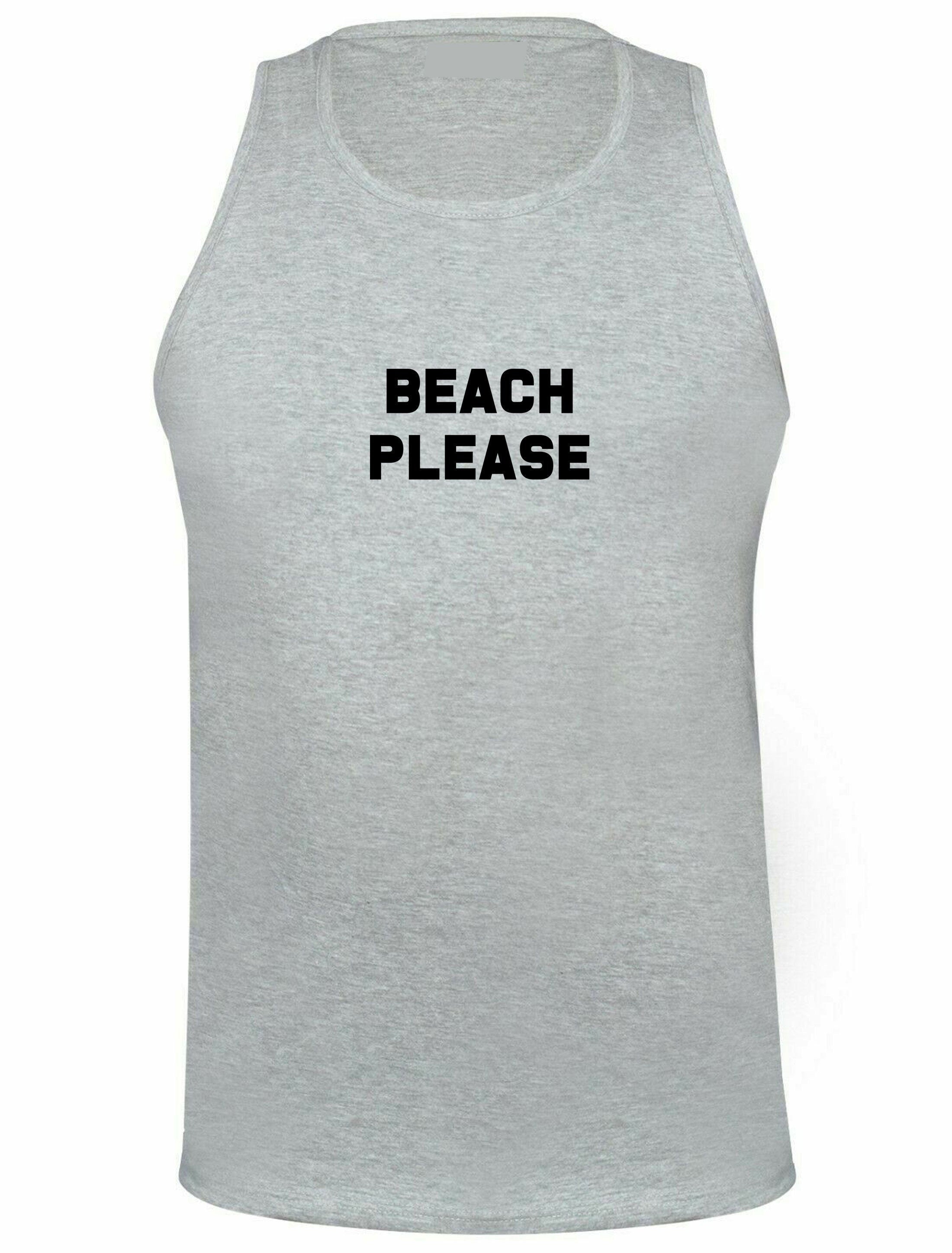 Beach please vest vests gym workout exercise yoga funny holiday summer tan festival parody tumblr indie top bit*ch please beach lover