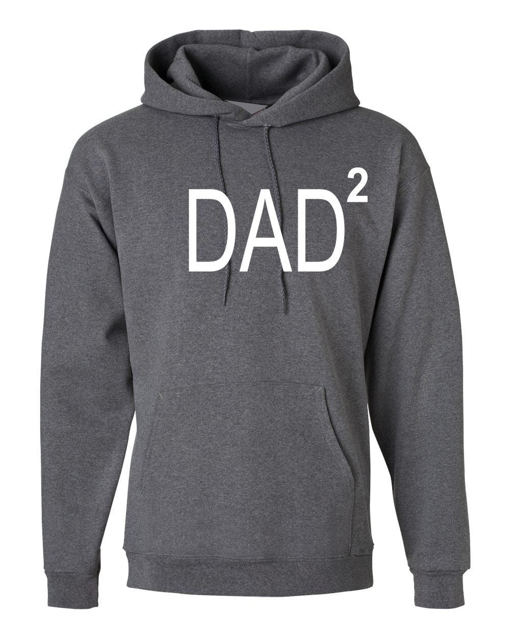 Dad 2 hoodie hoody hooded hood expecting again idea mens father's day gift becoming dad of second baby top pregnancny annoucement