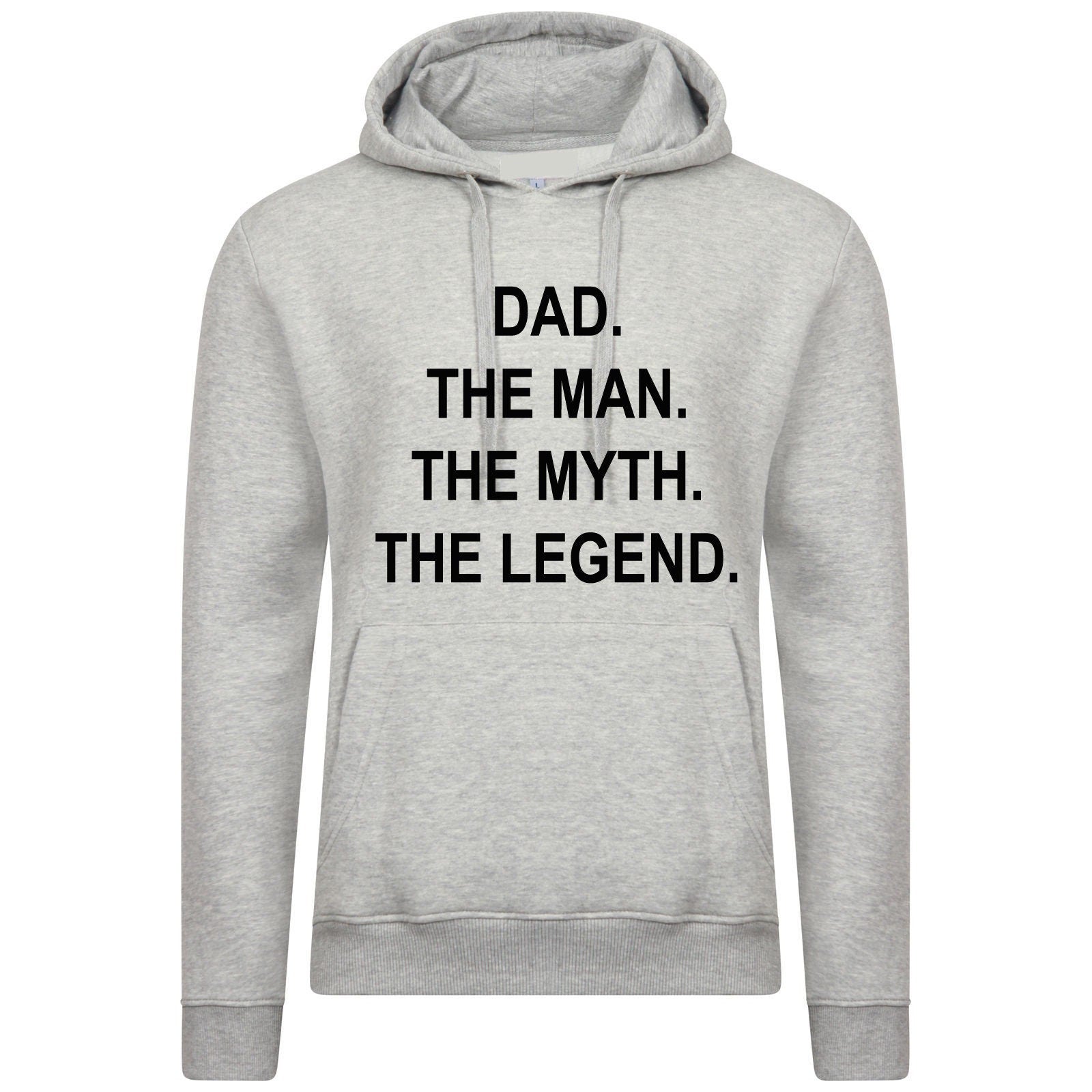 Dad the man the myth the legend hoodie hoody hood hooded mens funny joke gift present for father's day papa daddy mens gift