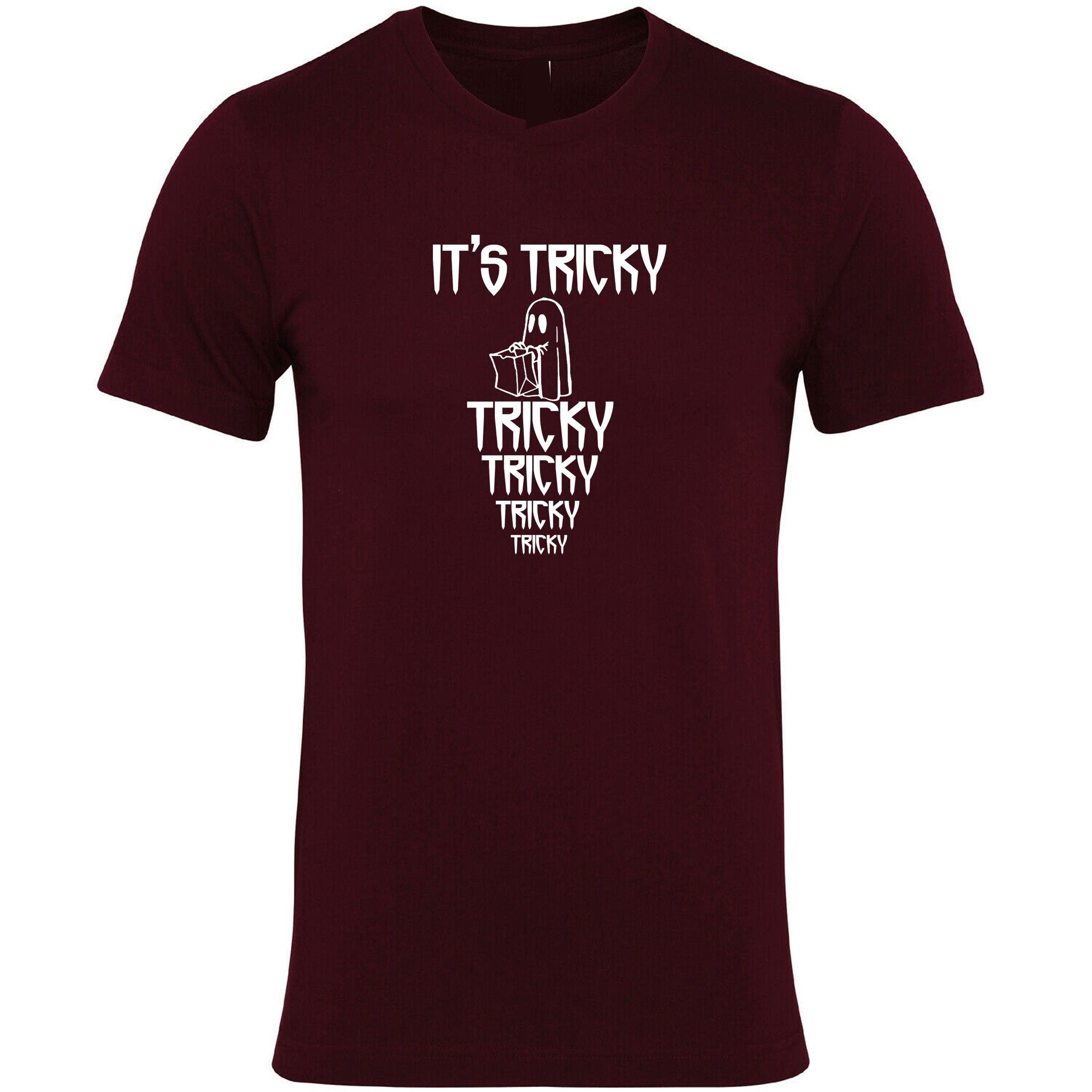 Its tricky funny tshirt t-shirt t shirt tee shirt halloween gift uni horror top boo present uni mens party wear ladies top